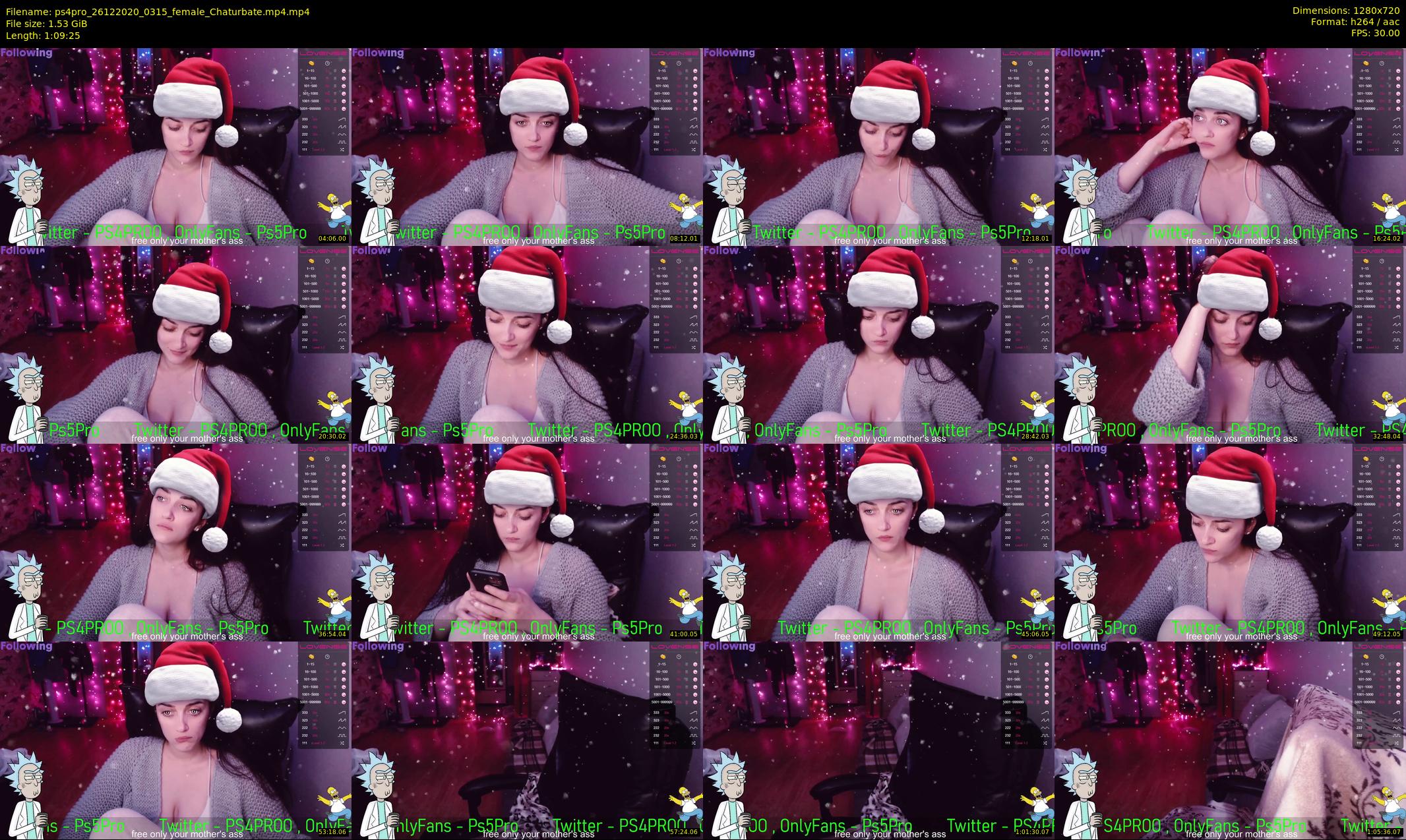 ps4pro — 70 minute Chaturbate female cam show recording, 720p, Dec 26, 2020