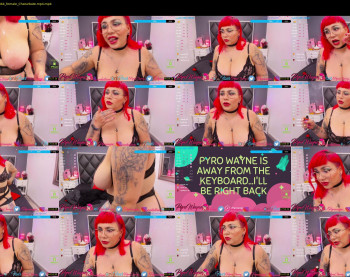 pyrowayne — 59 minute Chaturbate female cam show recording, 720p, Dec 26, 2020