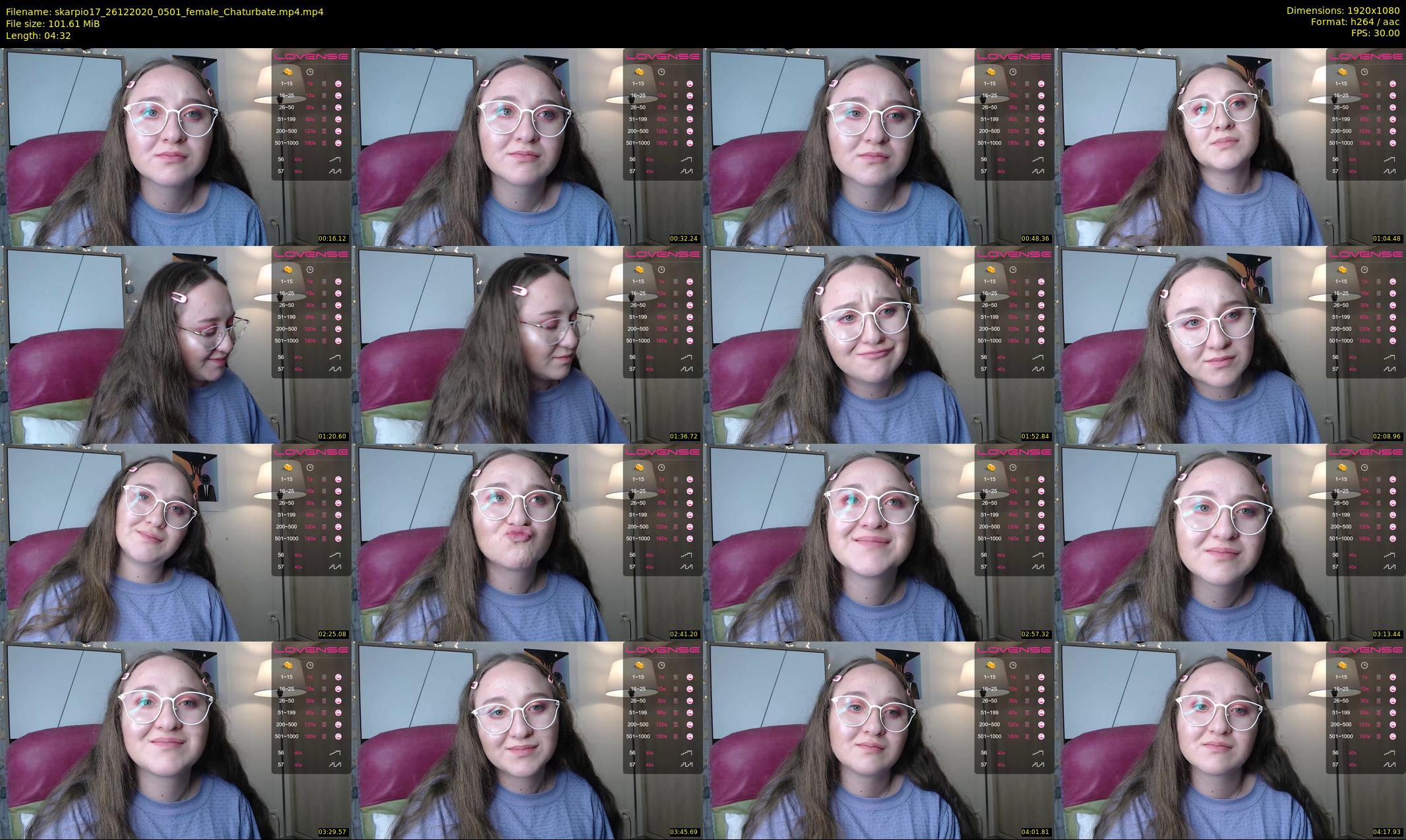 skarpio17 — 5 minute Chaturbate female cam show recording, 1080p, Dec 26, 2020