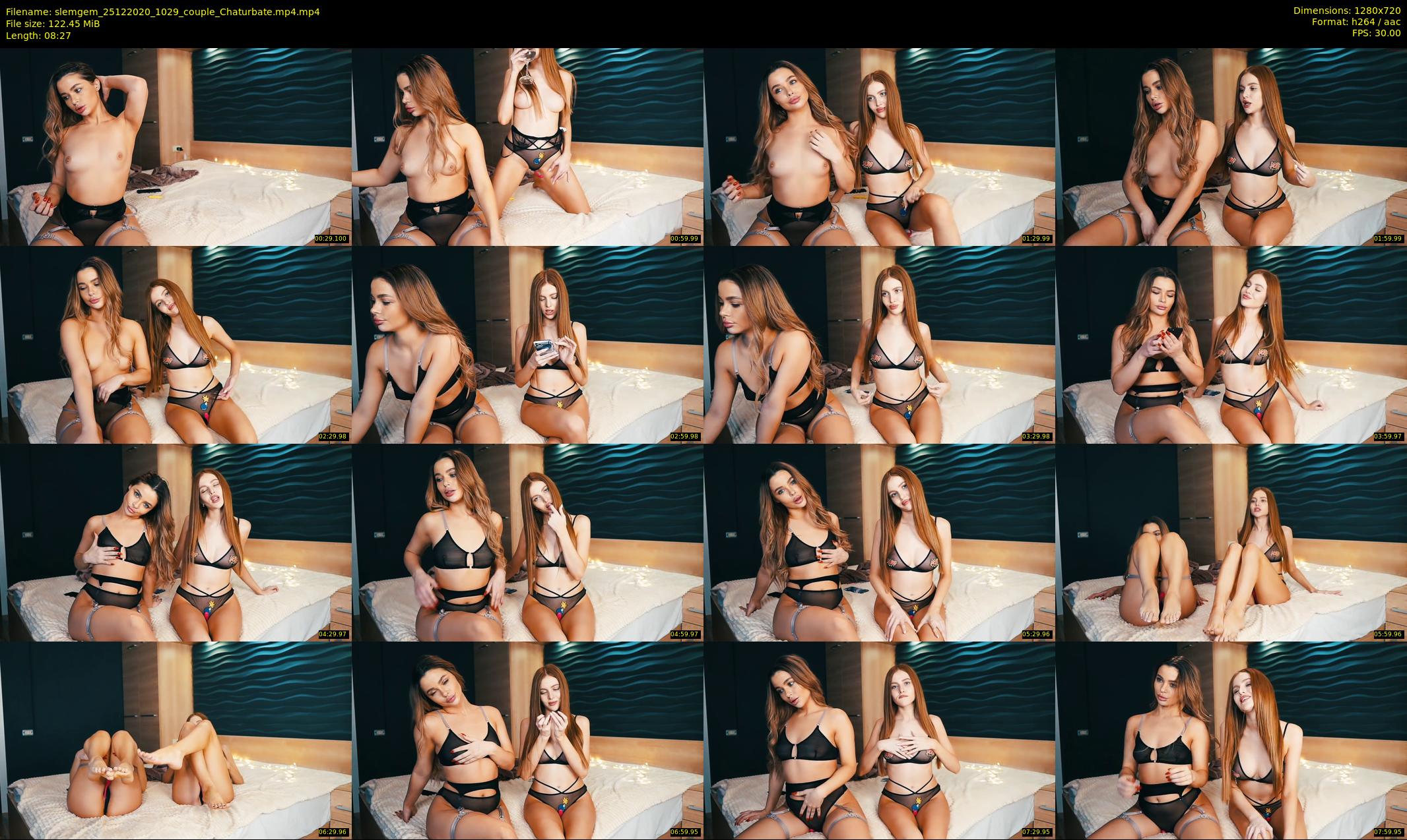 slemgem — 9 minute Chaturbate couple cam show recording, 720p, Dec 25, 2020