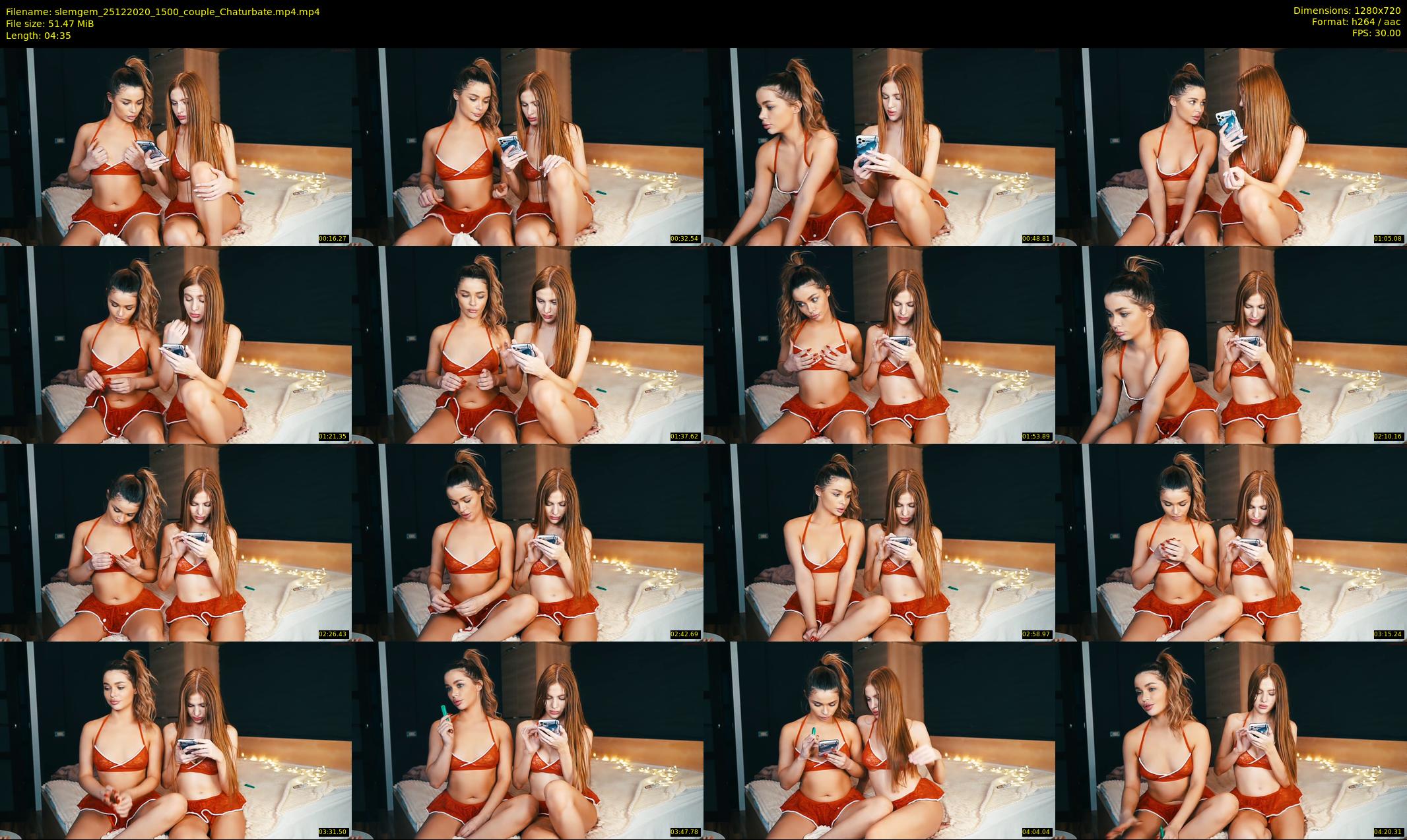 slemgem — 5 minute Chaturbate couple cam show recording, 720p, Dec 25, 2020