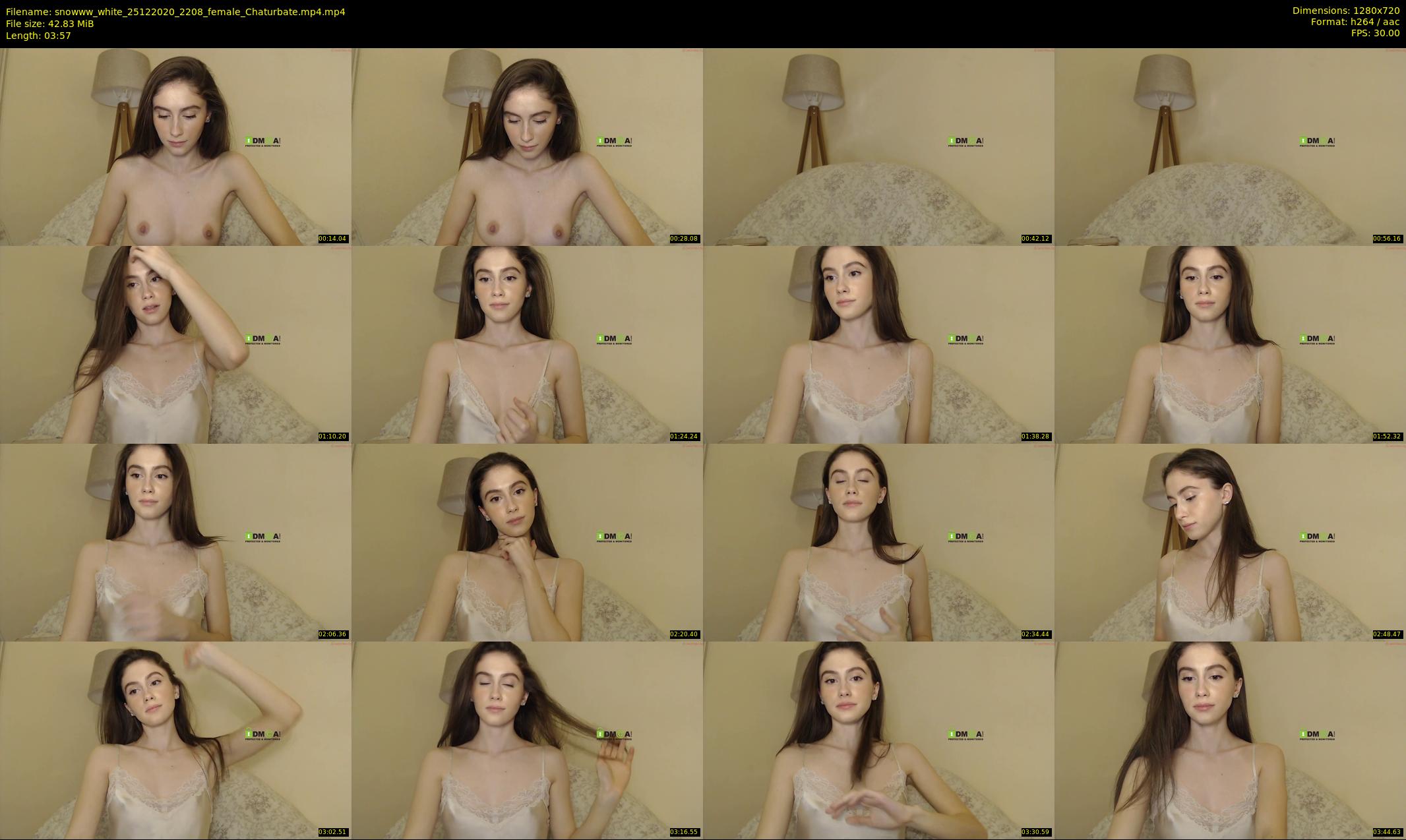 snowww_white — 4 minute Chaturbate female cam show recording, 720p, Dec 25, 2020