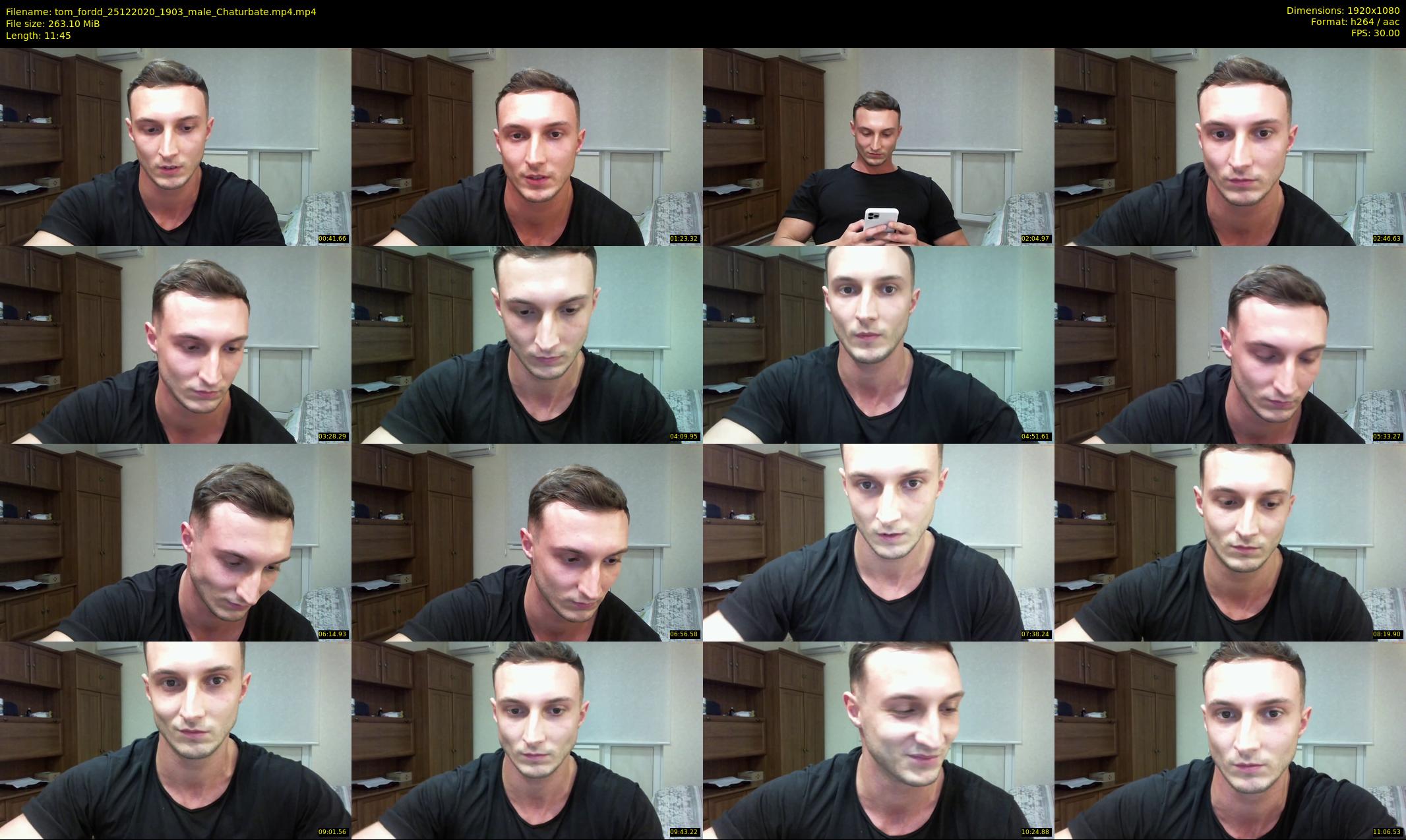 tom_fordd — 12 minute Chaturbate male cam show recording, 1080p, Dec 25, 2020