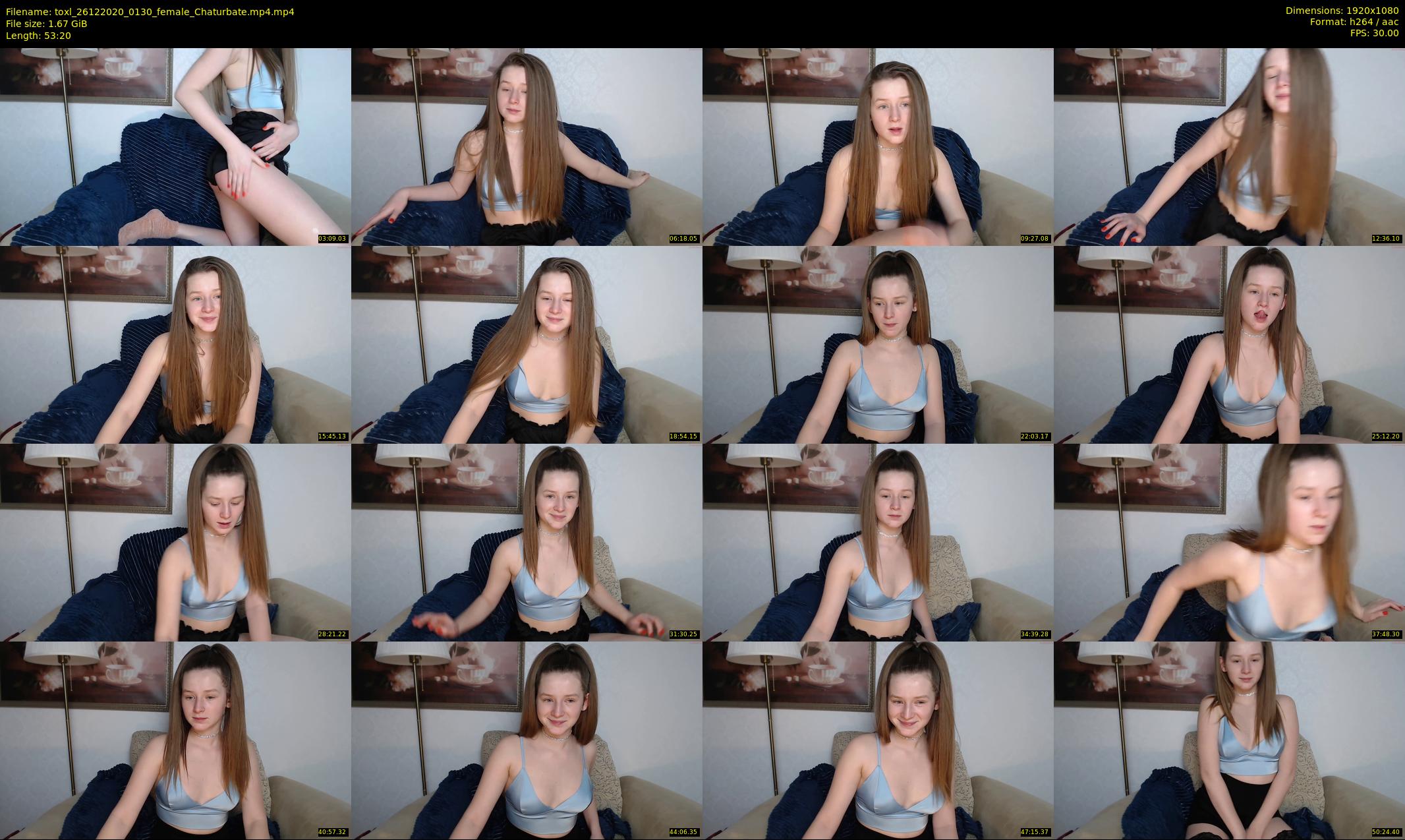 toxl — 54 minute Chaturbate female cam show recording, 1080p, Dec 26, 2020