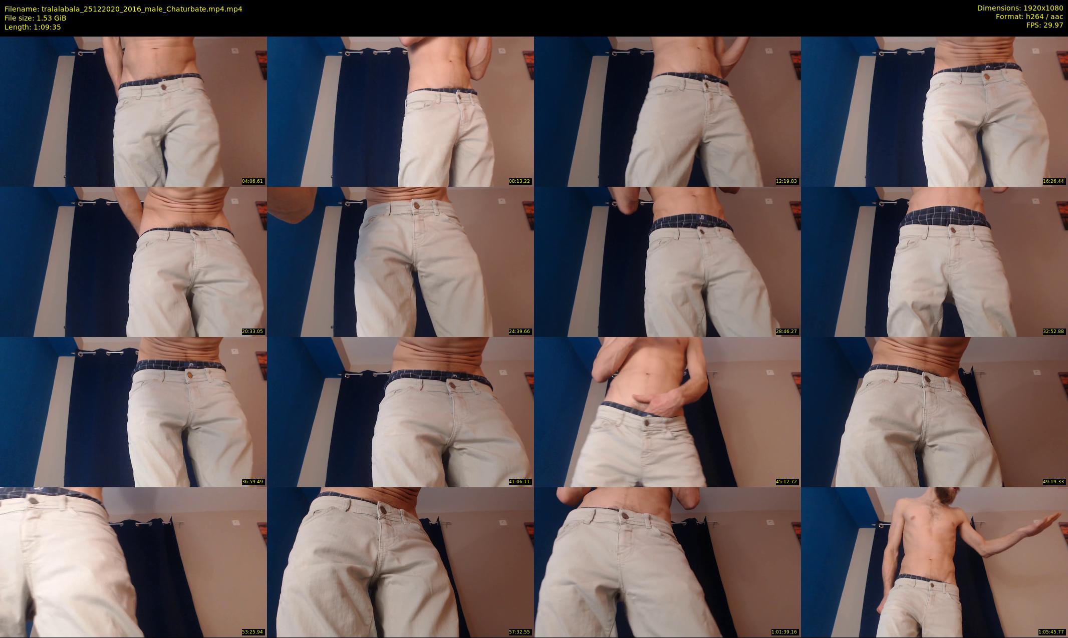 tralalabala — 70 minute Chaturbate male cam show recording, 1080p, Dec 25, 2020