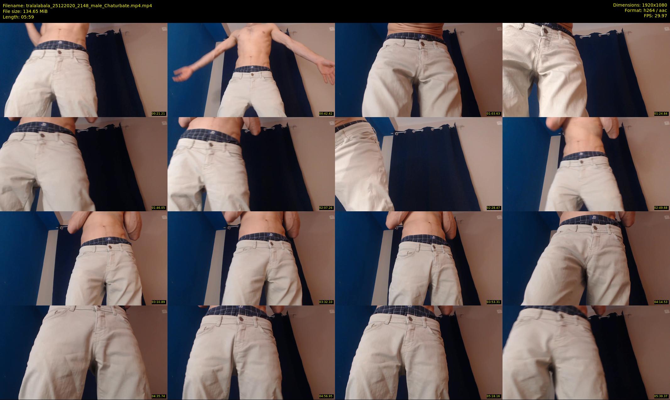 tralalabala — 6 minute Chaturbate male cam show recording, 1080p, Dec 25, 2020