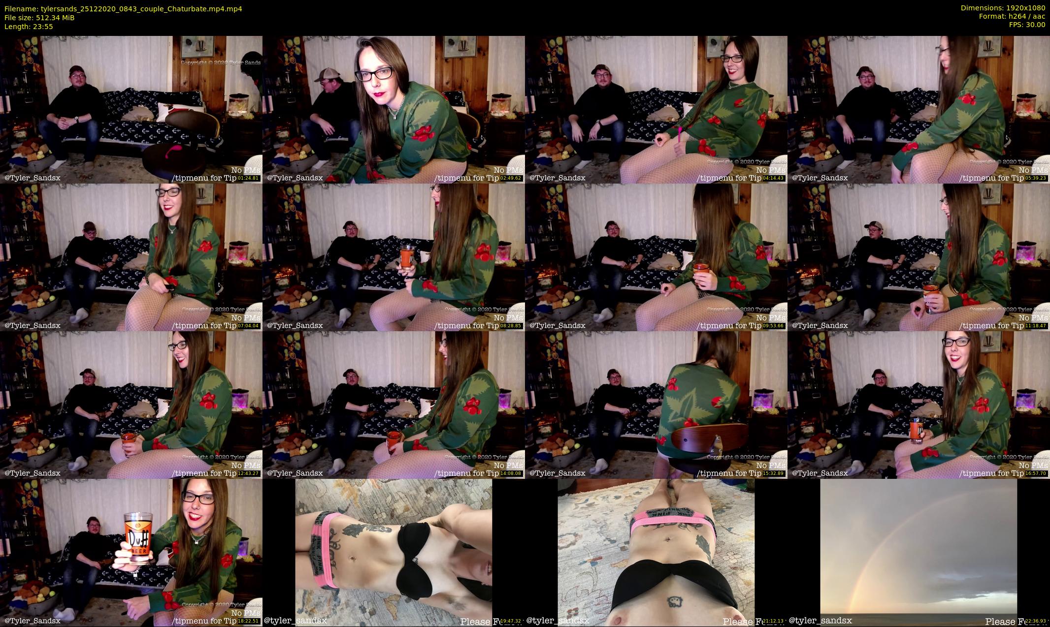tylersands — 24 minute Chaturbate female cam show recording, 1080p, Dec 25, 2020