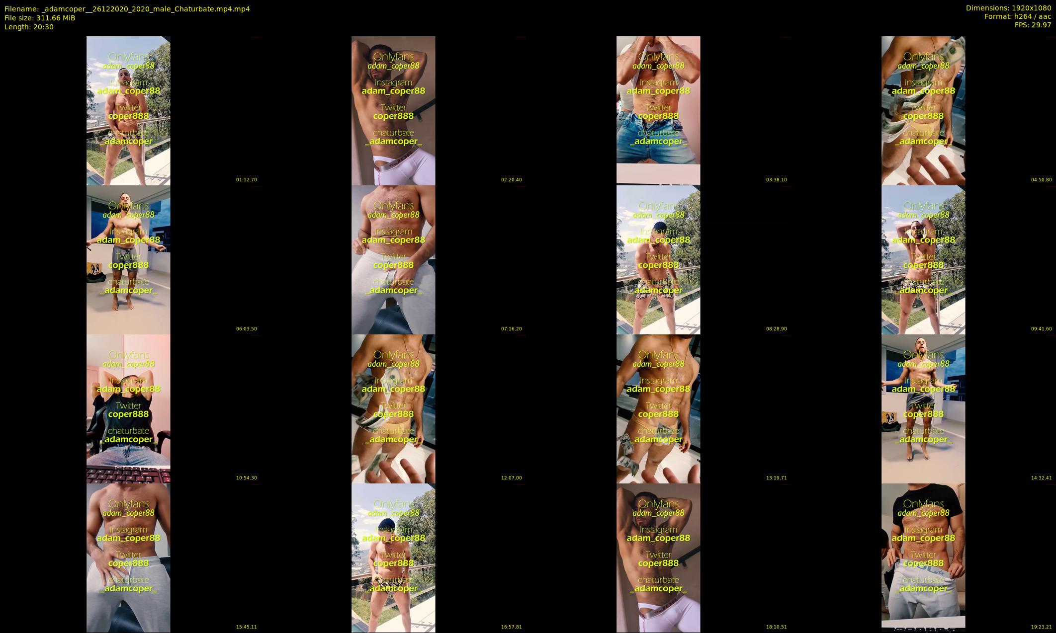 _adamcoper_ — 21 minute Chaturbate male cam show recording, 1080p, Dec 26, 2020