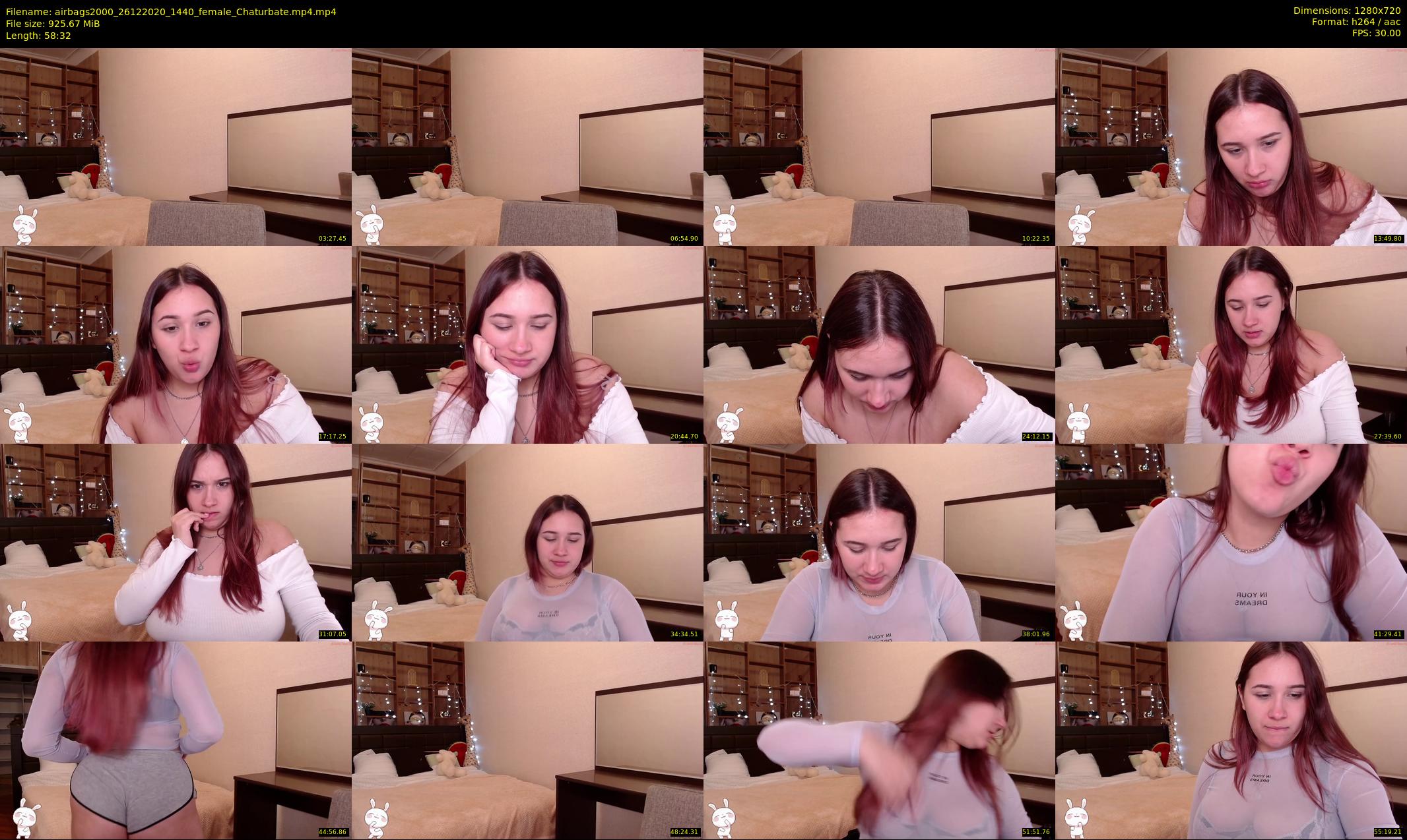 airbags2000 — 59 minute Chaturbate female cam show recording, 720p, Dec 26, 2020