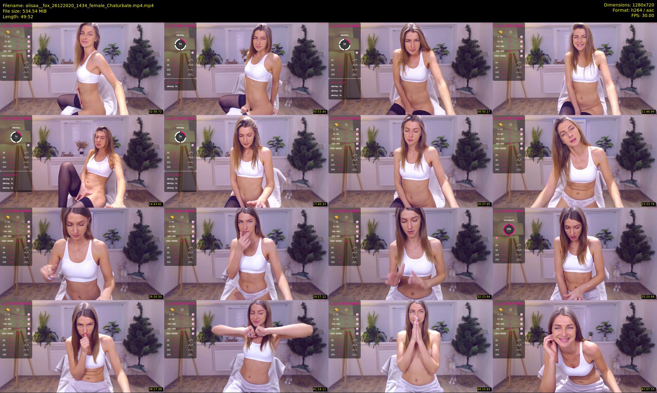 alisaa__fox — 50 minute Chaturbate female cam show recording, 720p, Dec 26, 2020