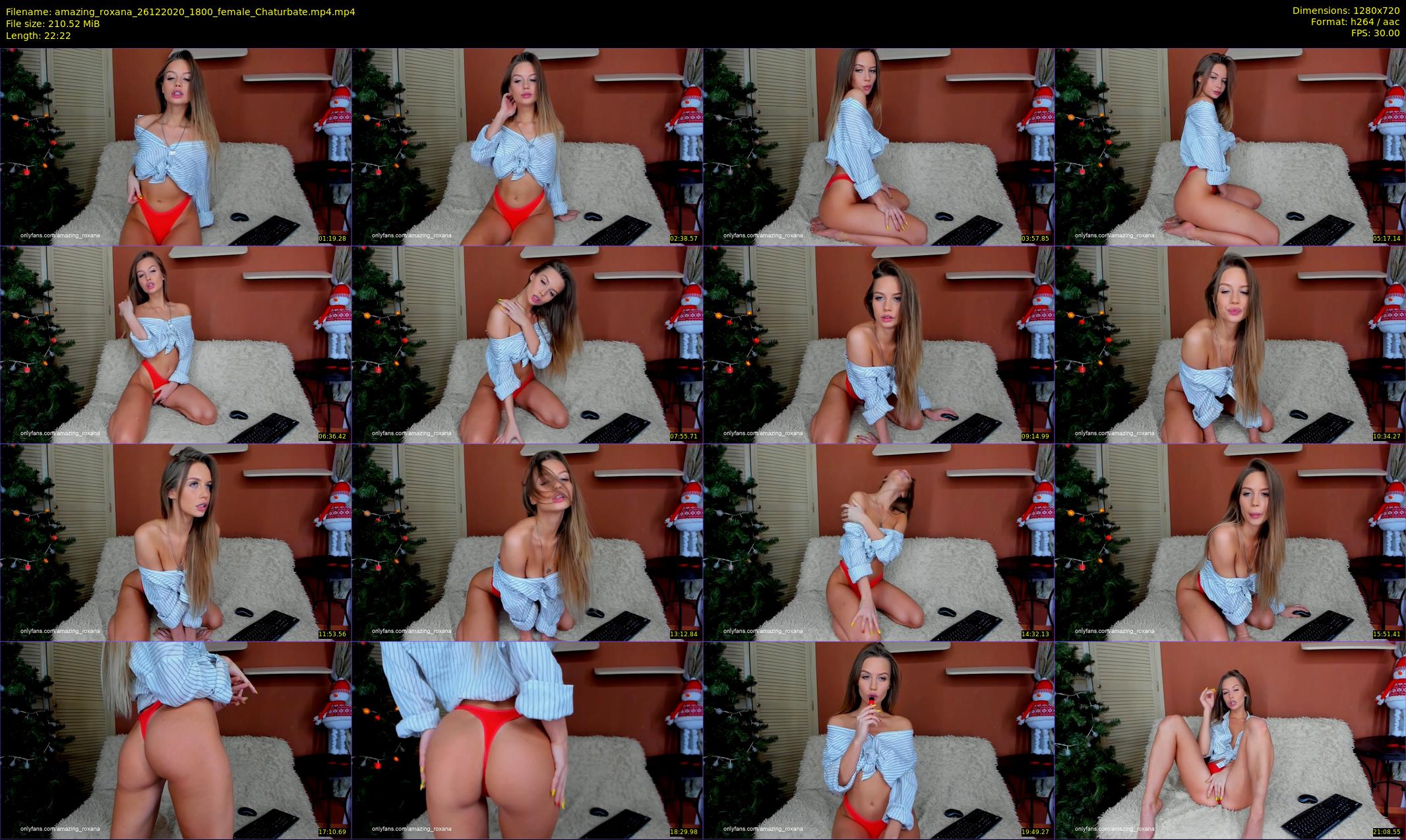 amazing_roxana — 23 minute Chaturbate female cam show recording, 720p, Dec 26, 2020
