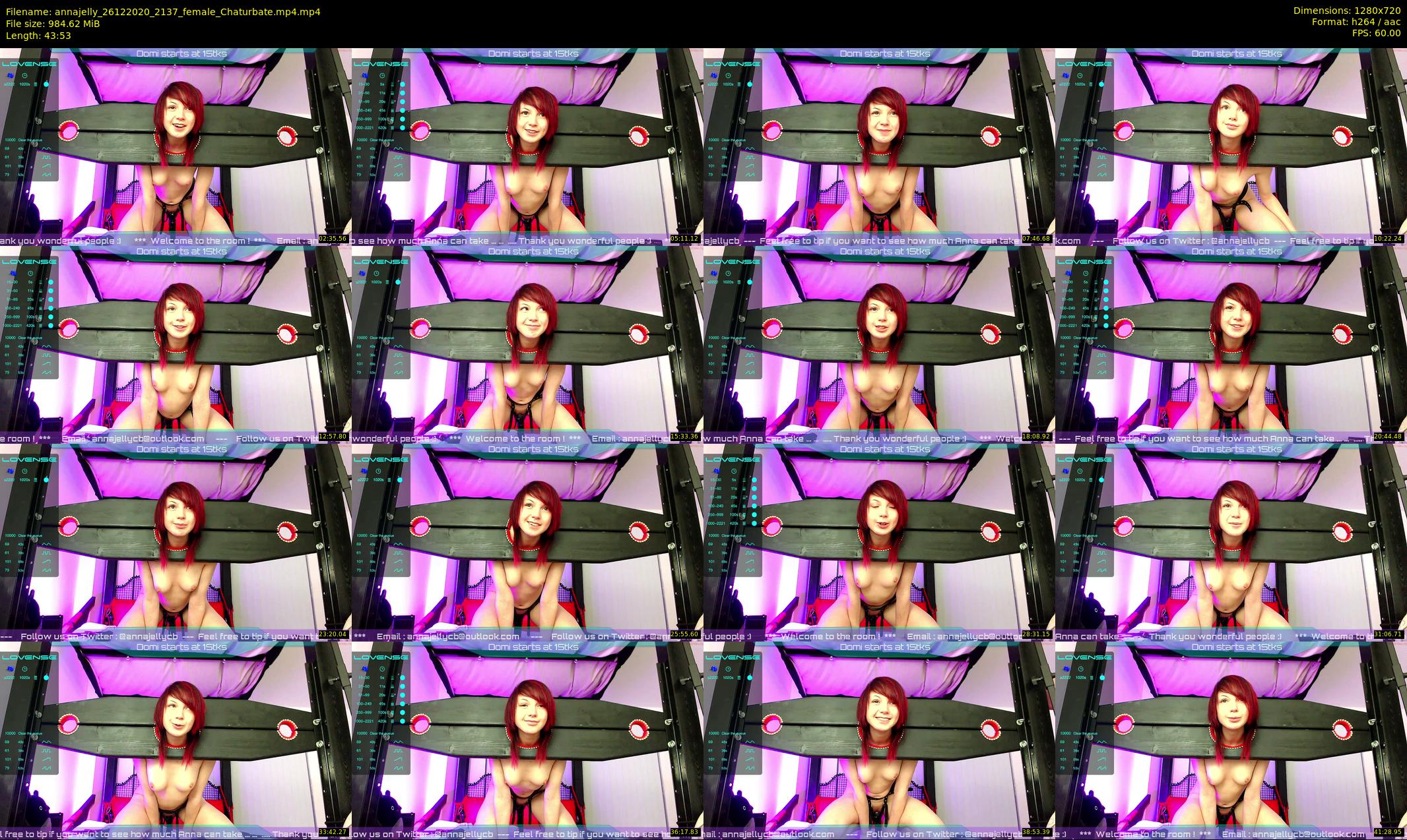 annajelly — 44 minute Chaturbate couple cam show recording, 720p, Dec 26, 2020
