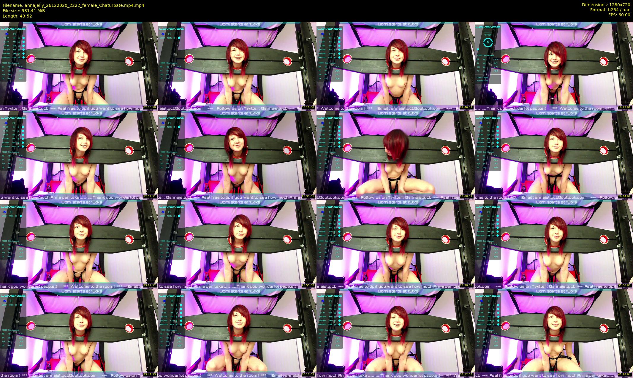 annajelly — 44 minute Chaturbate couple cam show recording, 720p, Dec 26, 2020
