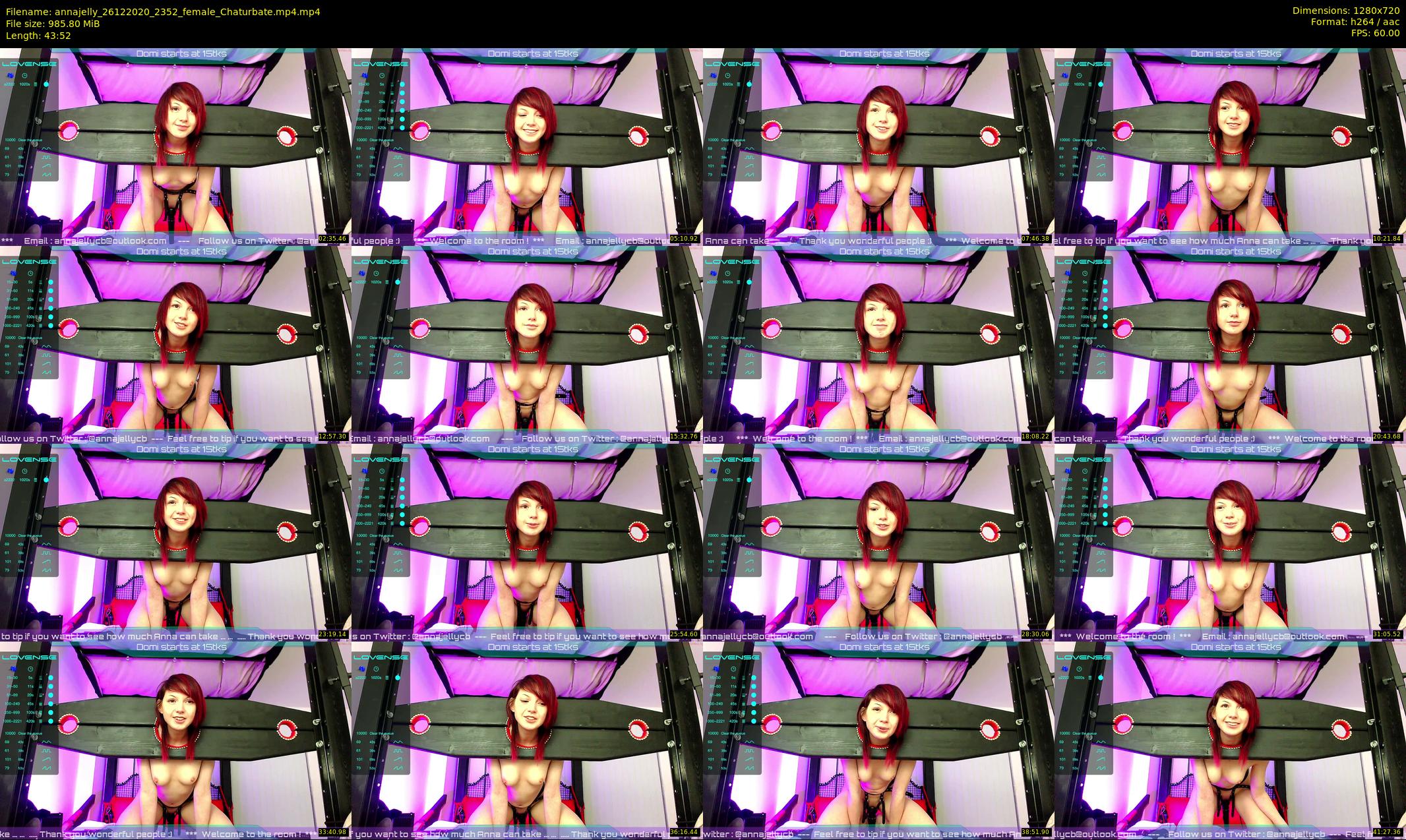 annajelly — 44 minute Chaturbate couple cam show recording, 720p, Dec 26, 2020