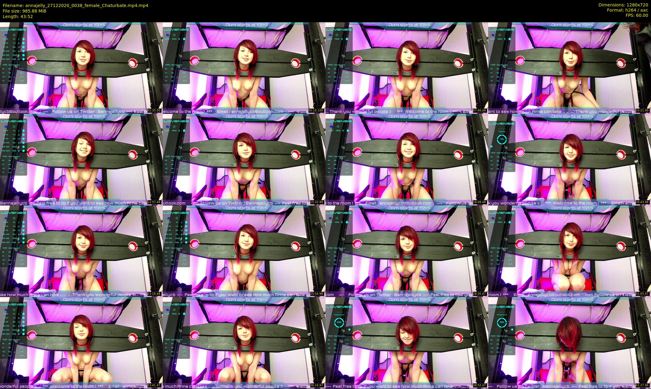 annajelly — 44 minute Chaturbate couple cam show recording, 720p, Dec 27, 2020