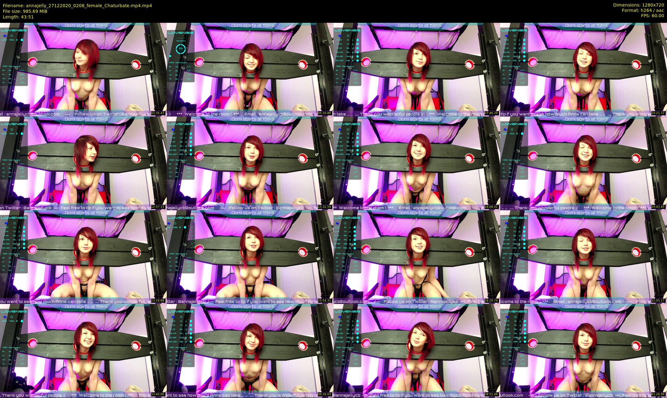 annajelly — 44 minute Chaturbate couple cam show recording, 720p, Dec 27, 2020
