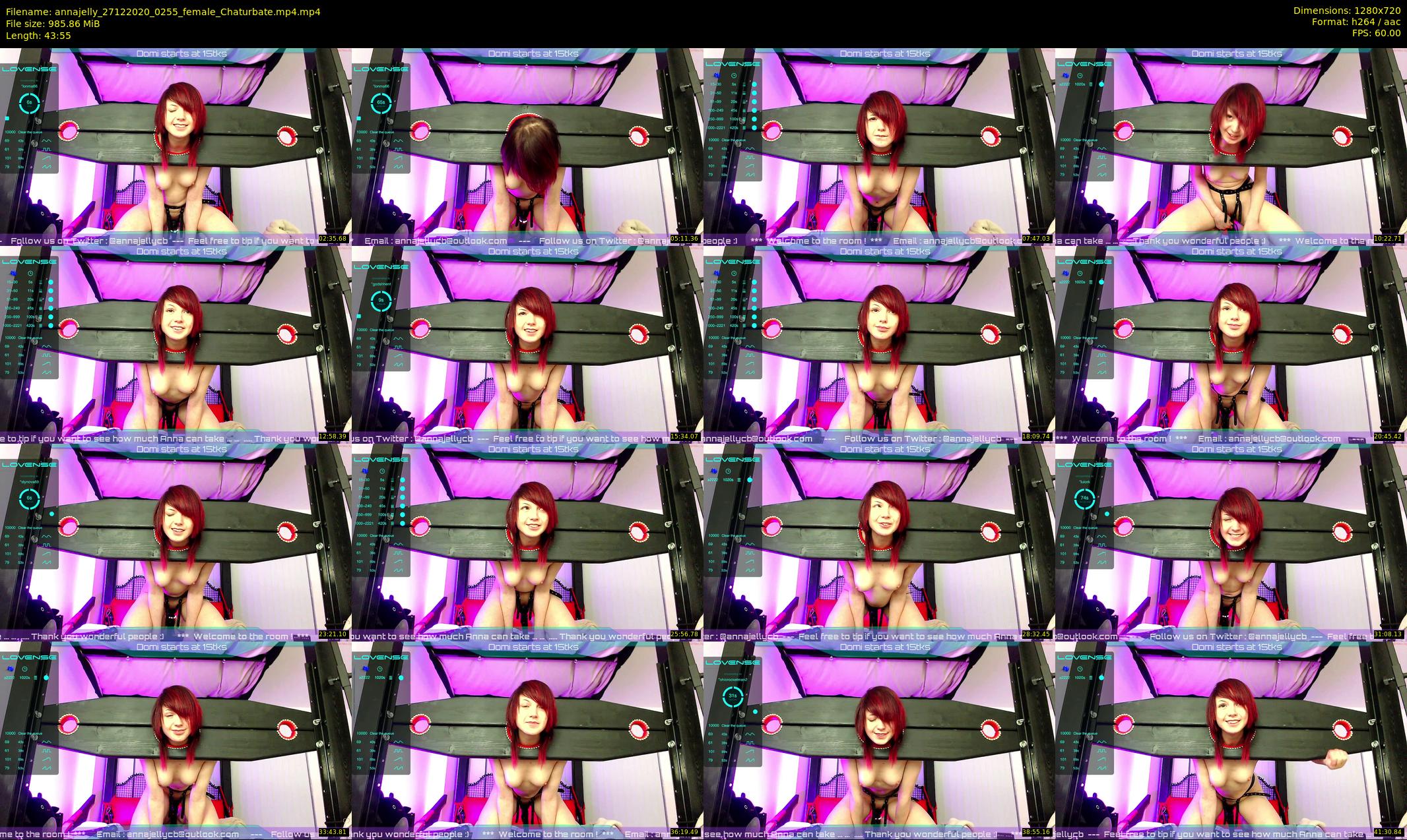 annajelly — 44 minute Chaturbate couple cam show recording, 720p, Dec 27, 2020