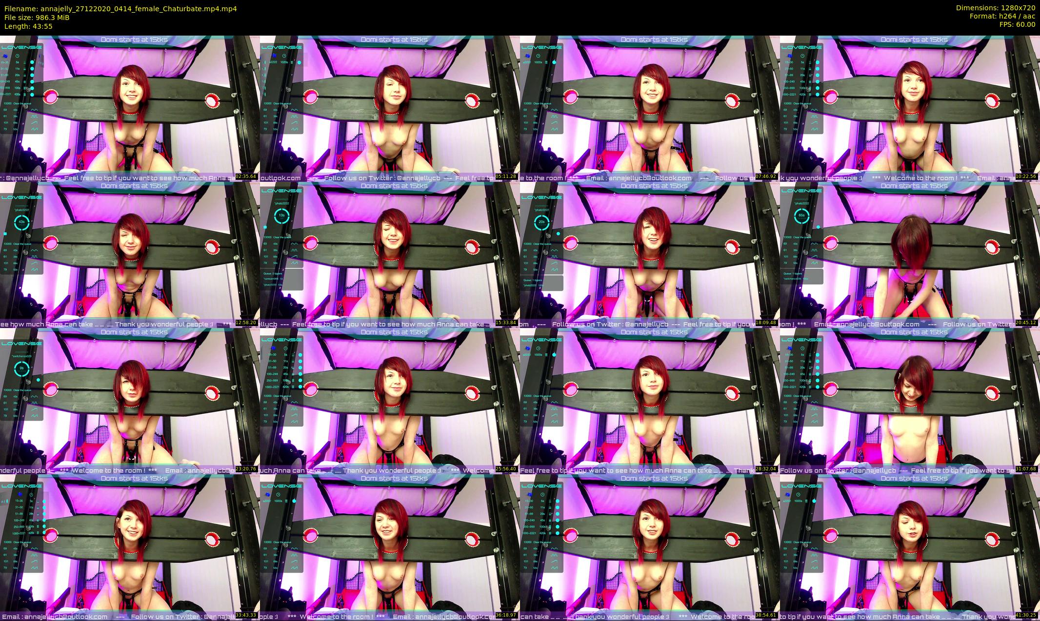 annajelly — 44 minute Chaturbate couple cam show recording, 720p, Dec 27, 2020