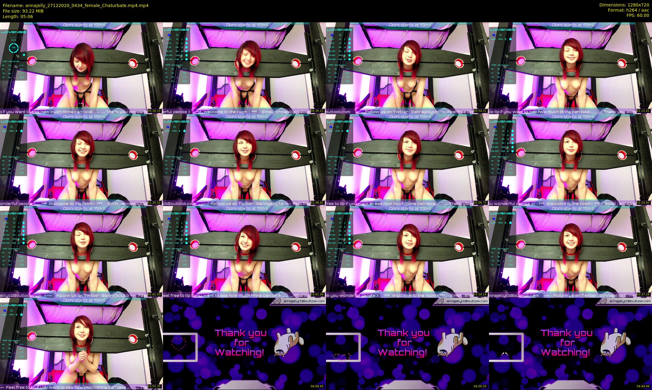 annajelly — 6 minute Chaturbate couple cam show recording, 720p, Dec 27, 2020