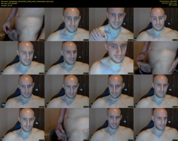 baldyboyy — 55 minute Chaturbate male cam show recording, 480p, Dec 26, 2020