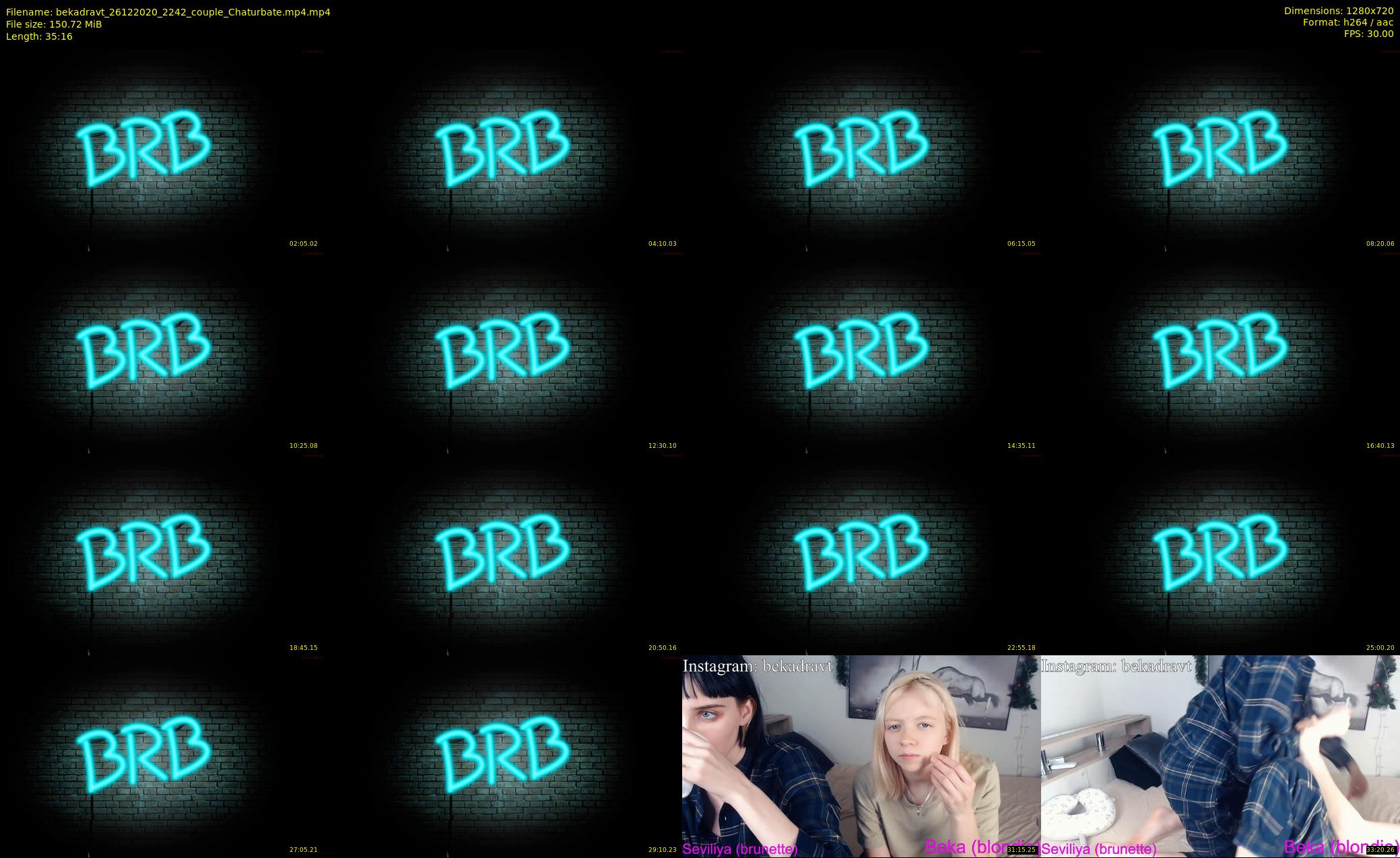 bekadravt — 36 minute Chaturbate couple cam show recording, 720p, Dec 26, 2020
