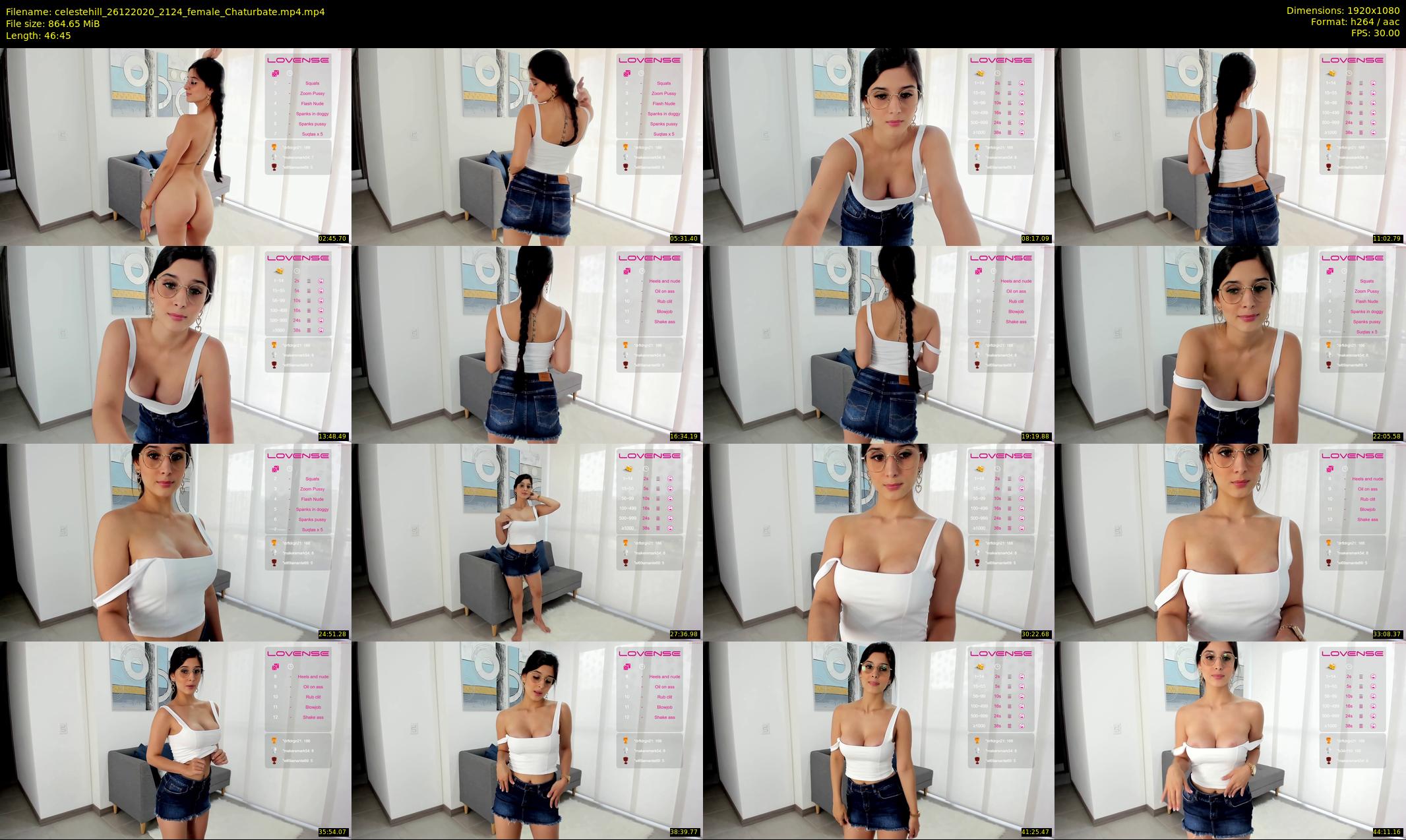 celestehill — 47 minute Chaturbate female cam show recording, 1080p, Dec 26, 2020