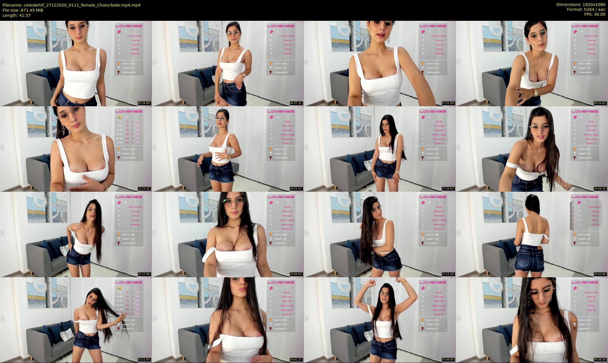 celestehill — 42 minute Chaturbate female cam show recording, 1080p, Dec 27, 2020