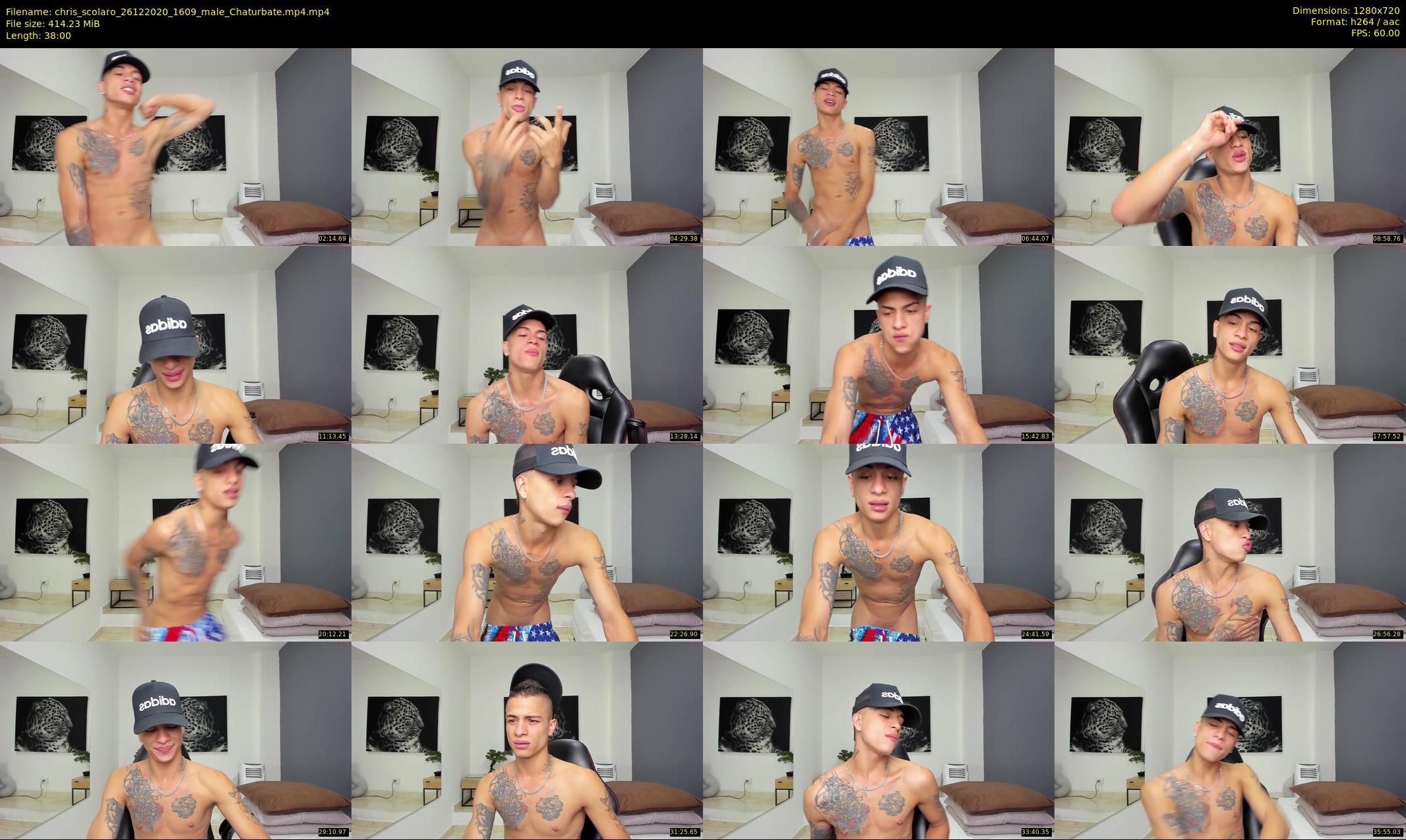 chris_scolaro — 38 minute Chaturbate male cam show recording, 720p, Dec 26, 2020