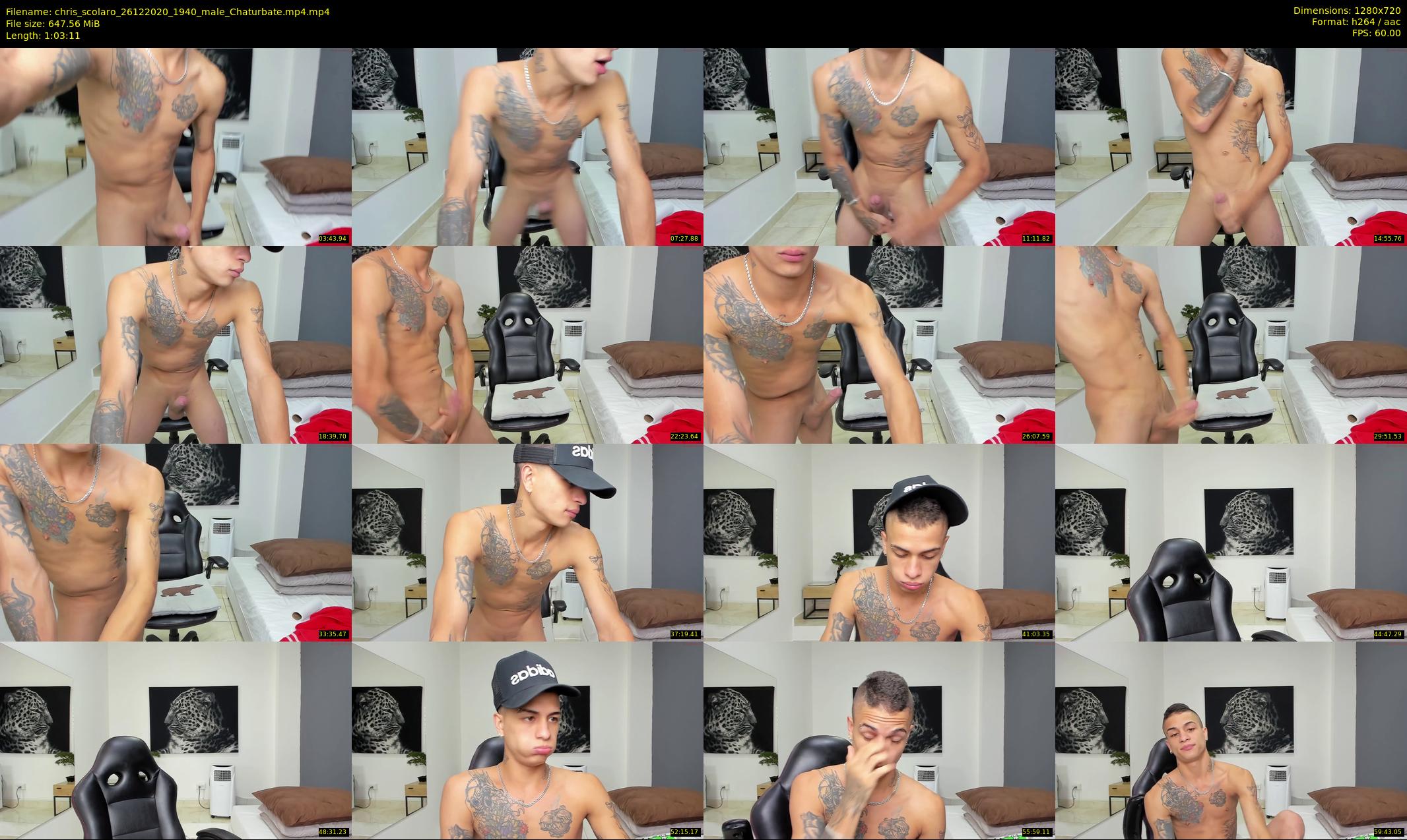 chris_scolaro — 64 minute Chaturbate male cam show recording, 720p, Dec 26, 2020