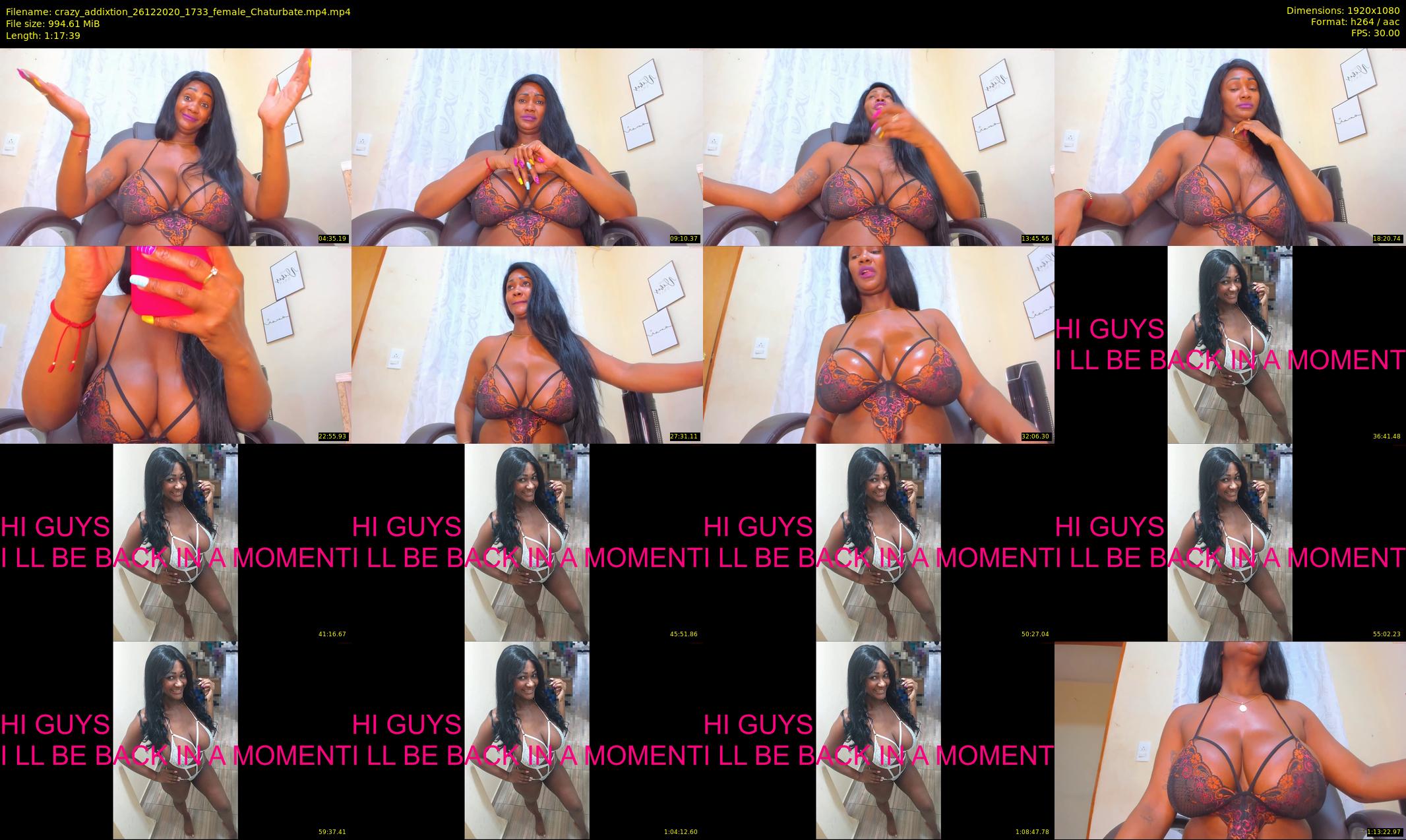 crazy_addixtion — 78 minute Chaturbate female cam show recording, 1080p, Dec 26, 2020