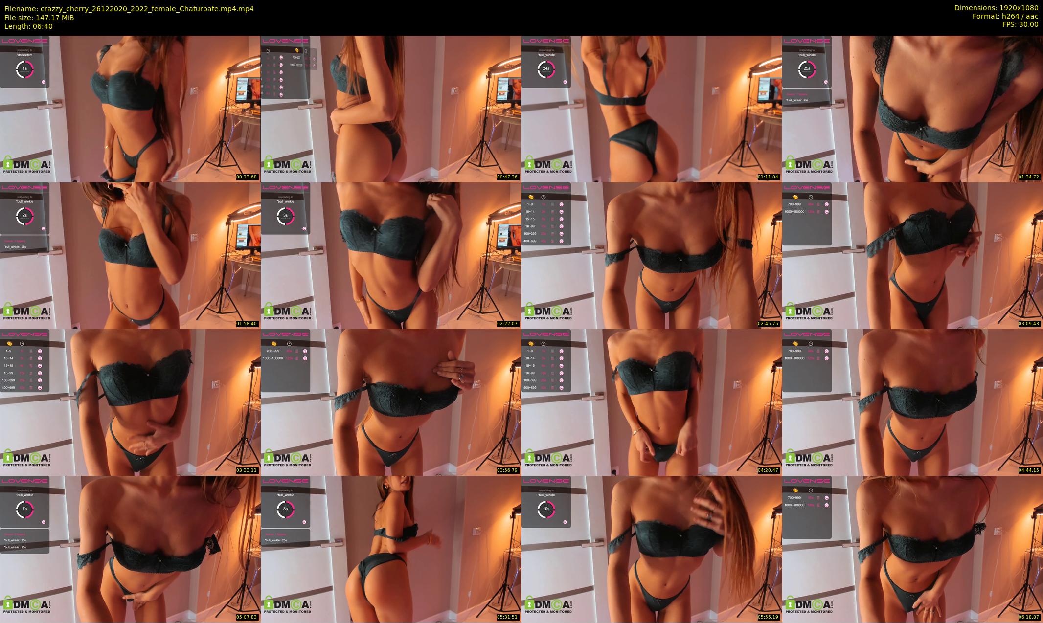 crazzy_cherry — 7 minute Chaturbate female cam show recording, 1080p, Dec 26, 2020