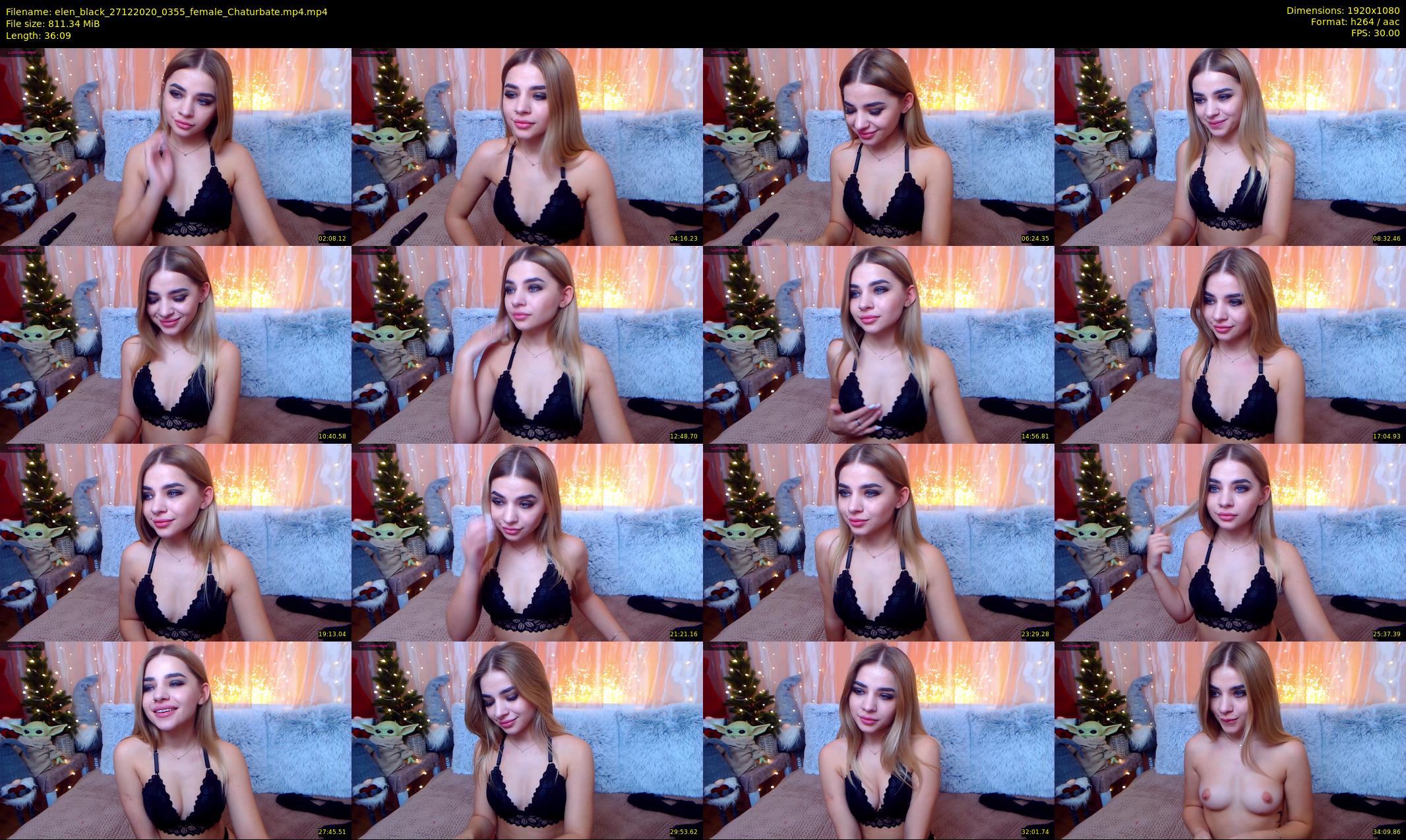 elen_black — 37 minute Chaturbate female cam show recording, 1080p, Dec 27, 2020