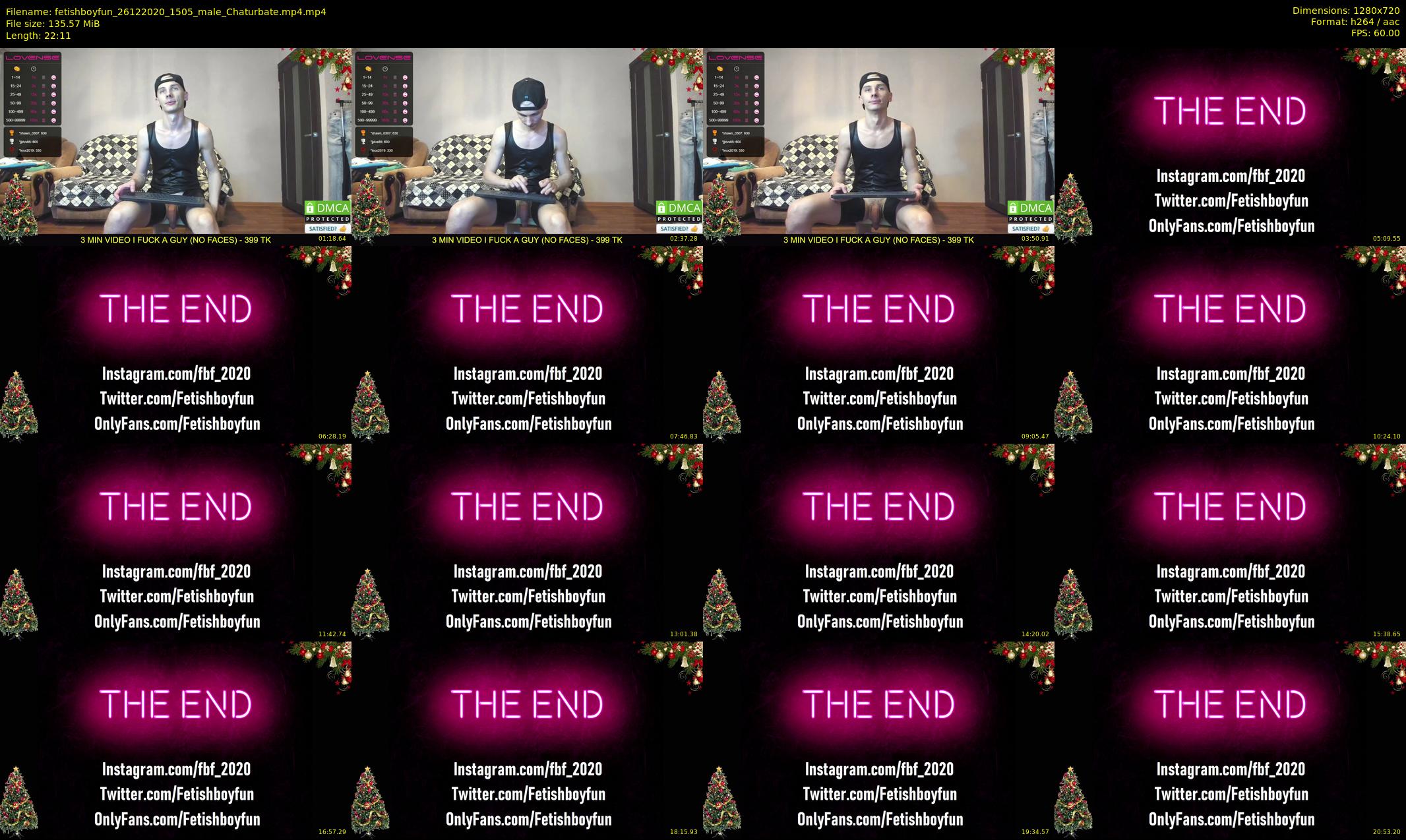 fetishboyfun — 23 minute Chaturbate male cam show recording, 720p, Dec 26, 2020