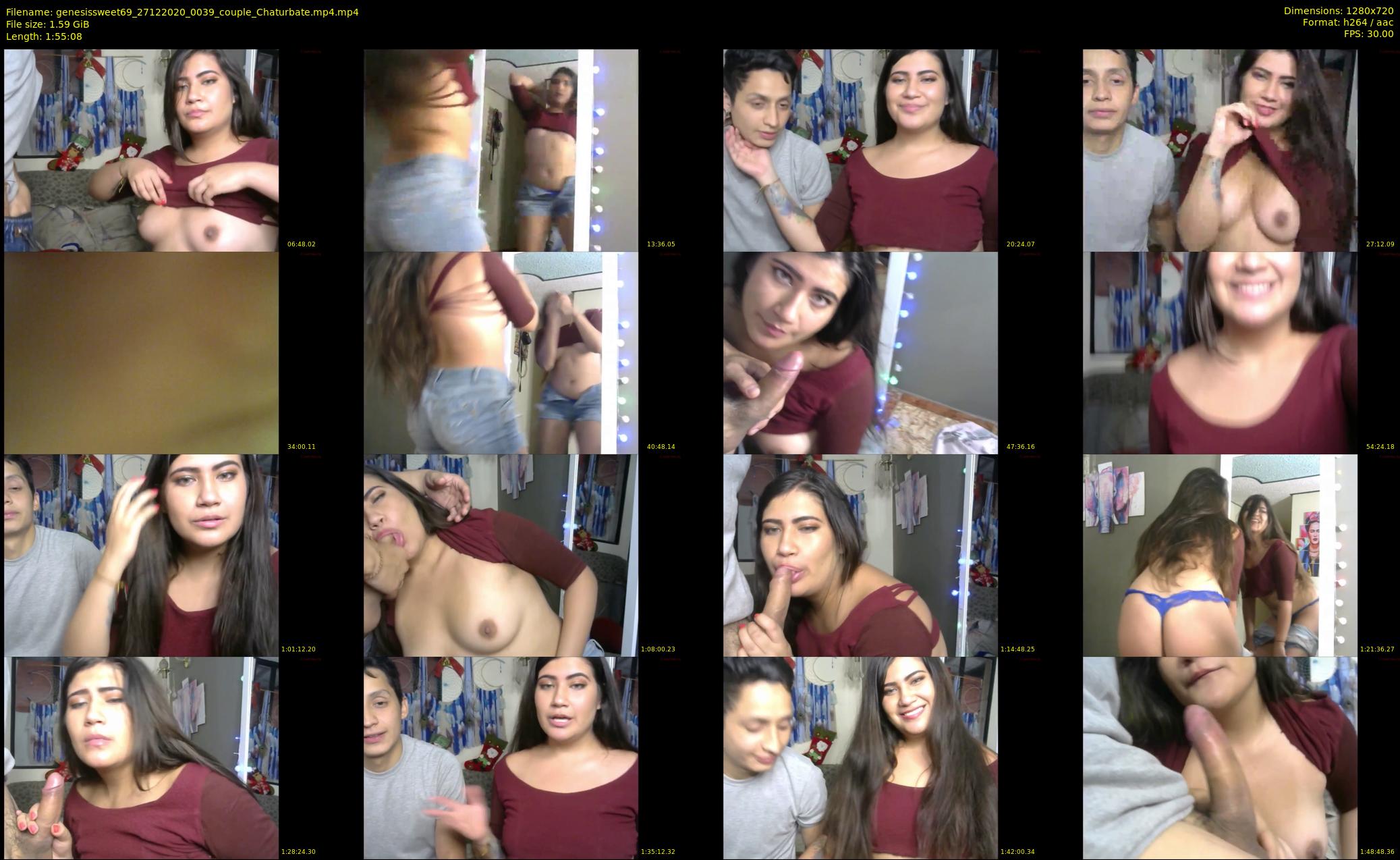 genesissweet69 — 116 minute Chaturbate couple cam show recording, 720p, Dec 27, 2020