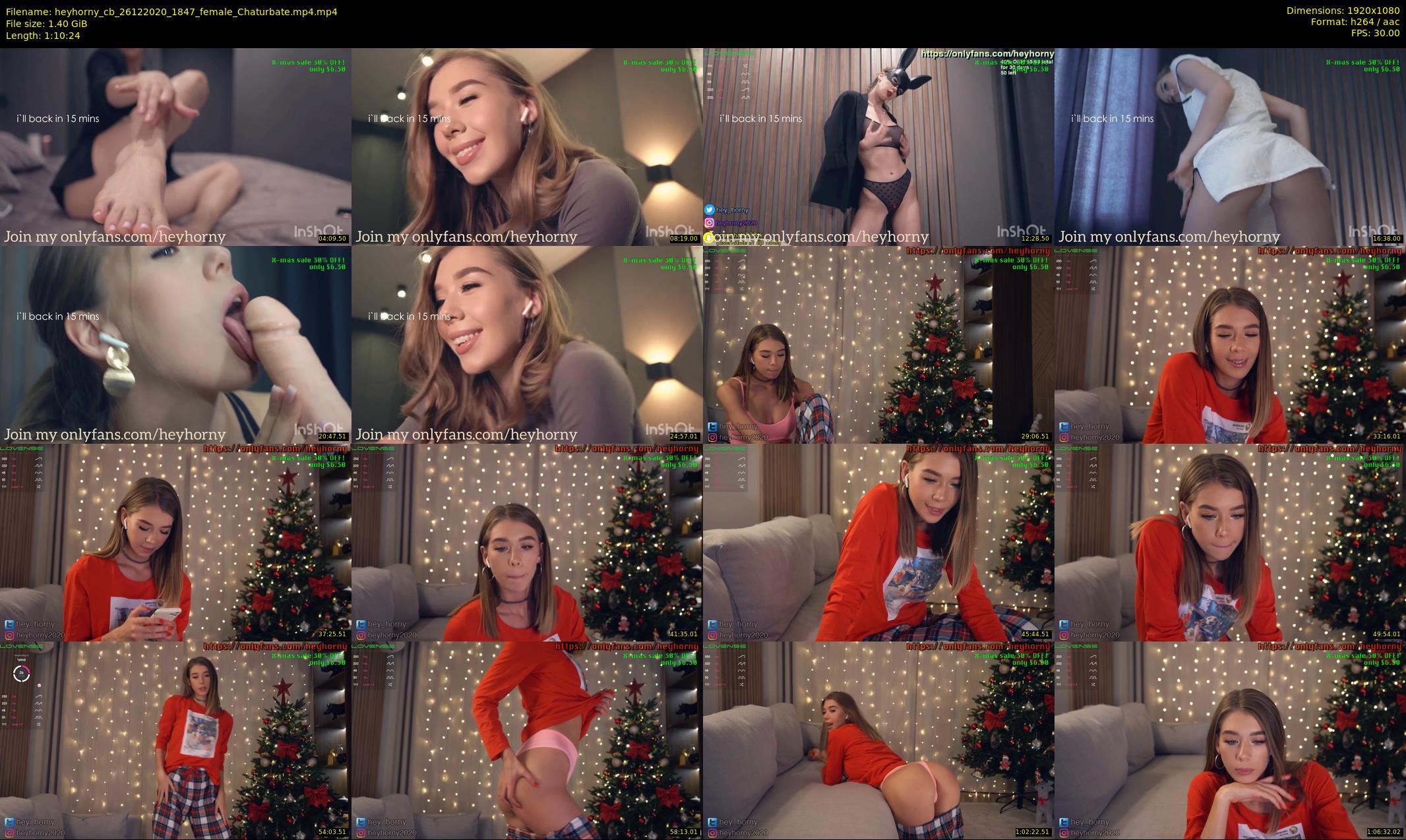 heyhorny_cb — 71 minute Chaturbate couple cam show recording, 1080p, Dec 26, 2020