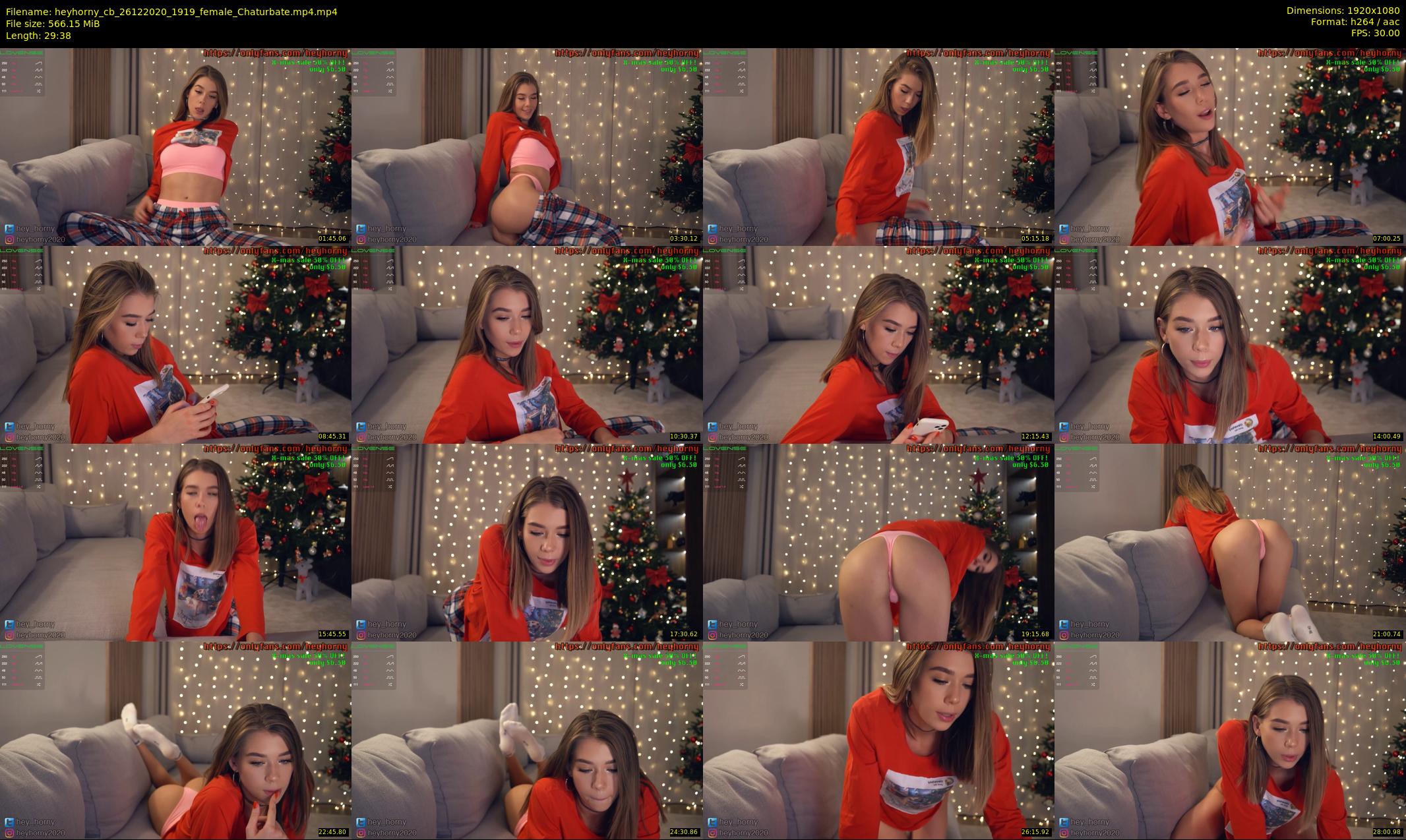 heyhorny_cb — 30 minute Chaturbate couple cam show recording, 1080p, Dec 26, 2020