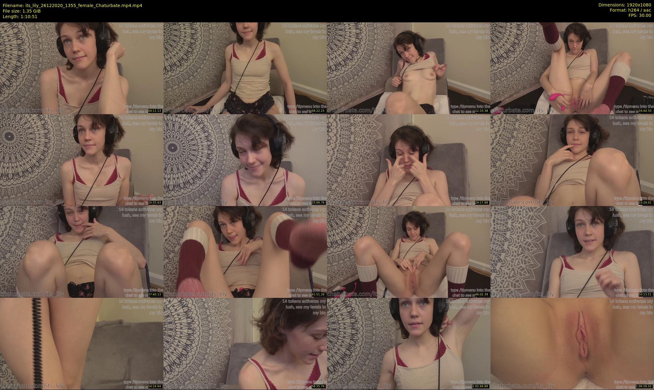 its_lily — 71 minute Chaturbate female cam show recording, 1080p, Dec 26, 2020