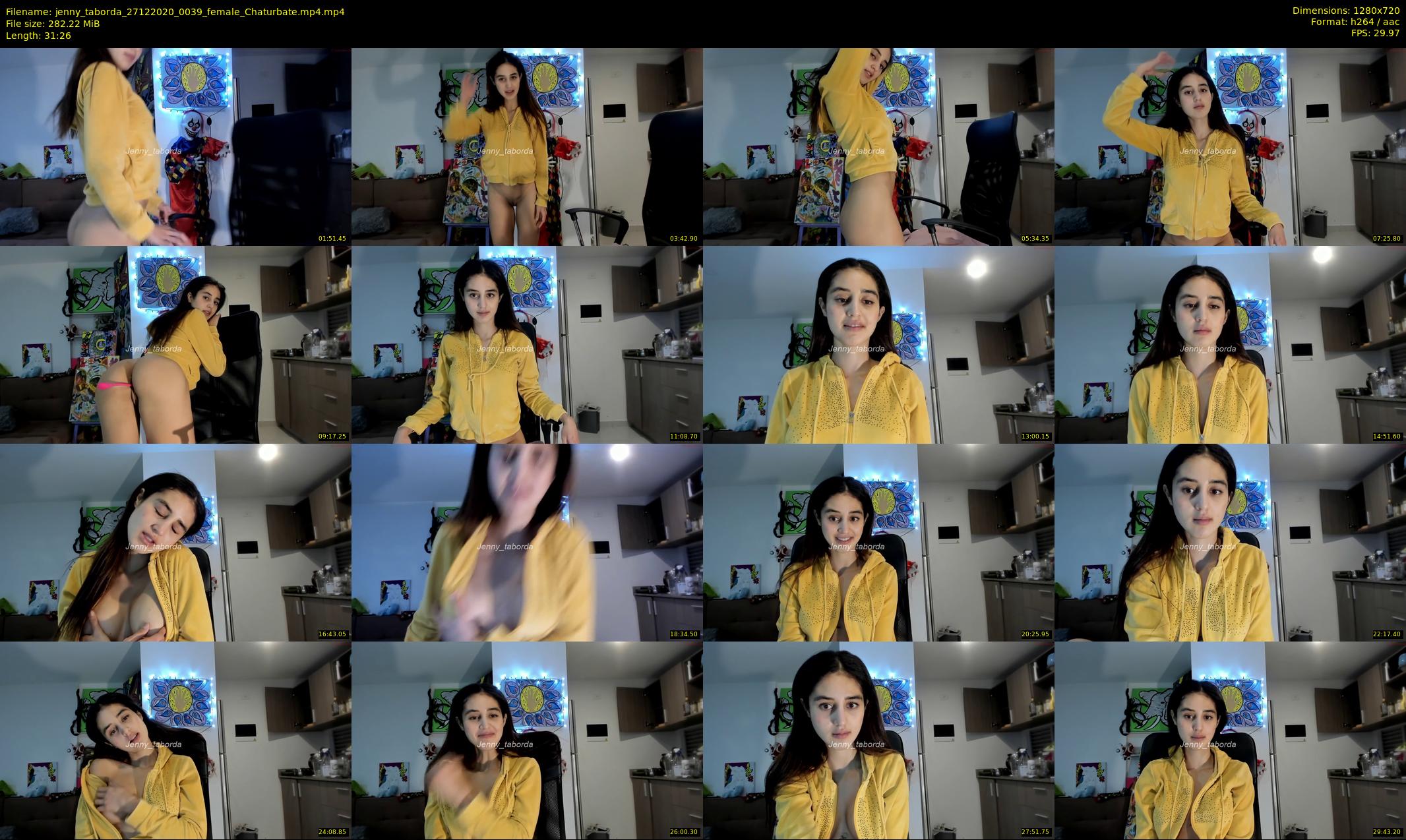jenny_taborda — 32 minute Chaturbate female cam show recording, 720p, Dec 27, 2020