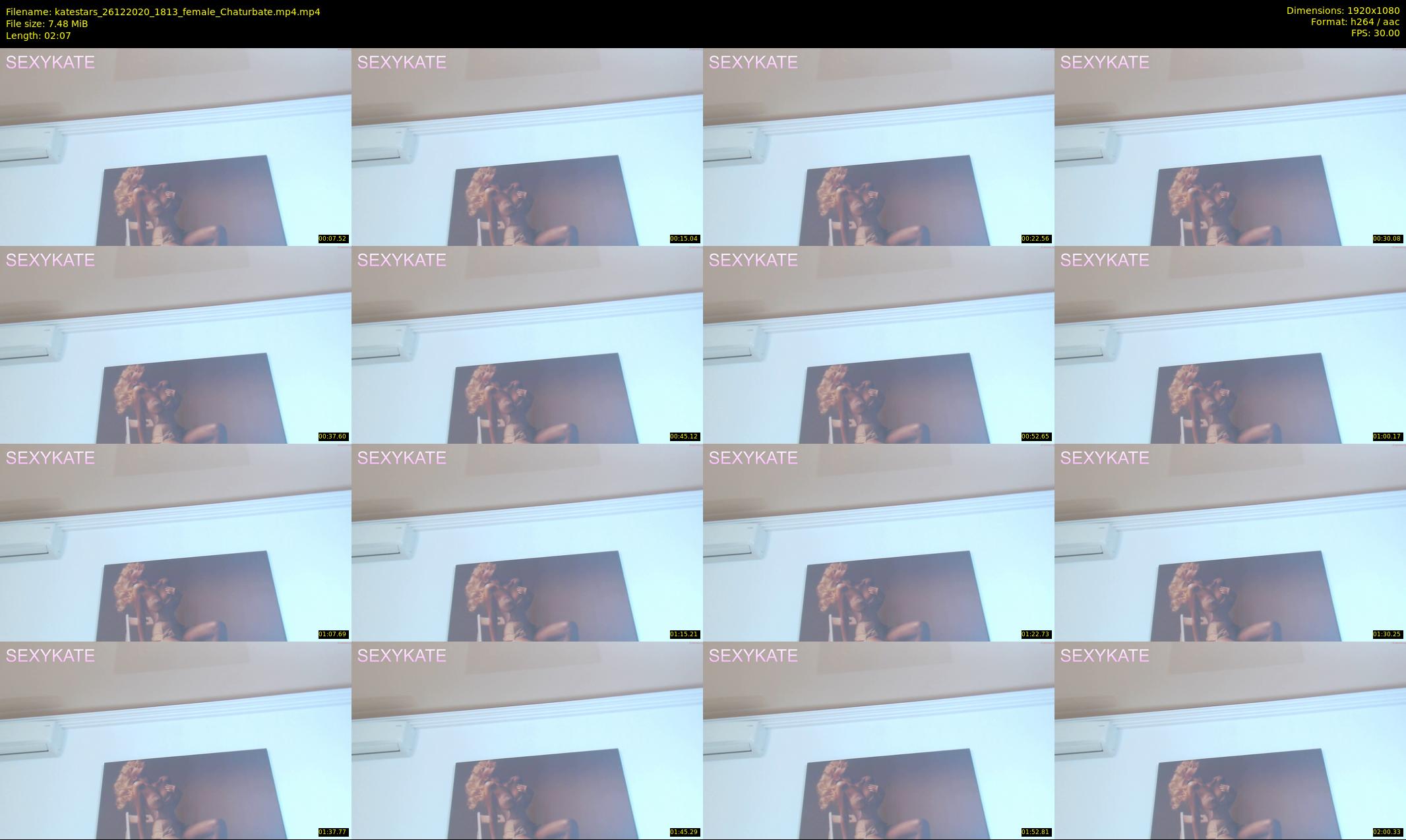 katestars — 3 minute Chaturbate female cam show recording, 1080p, Dec 26, 2020