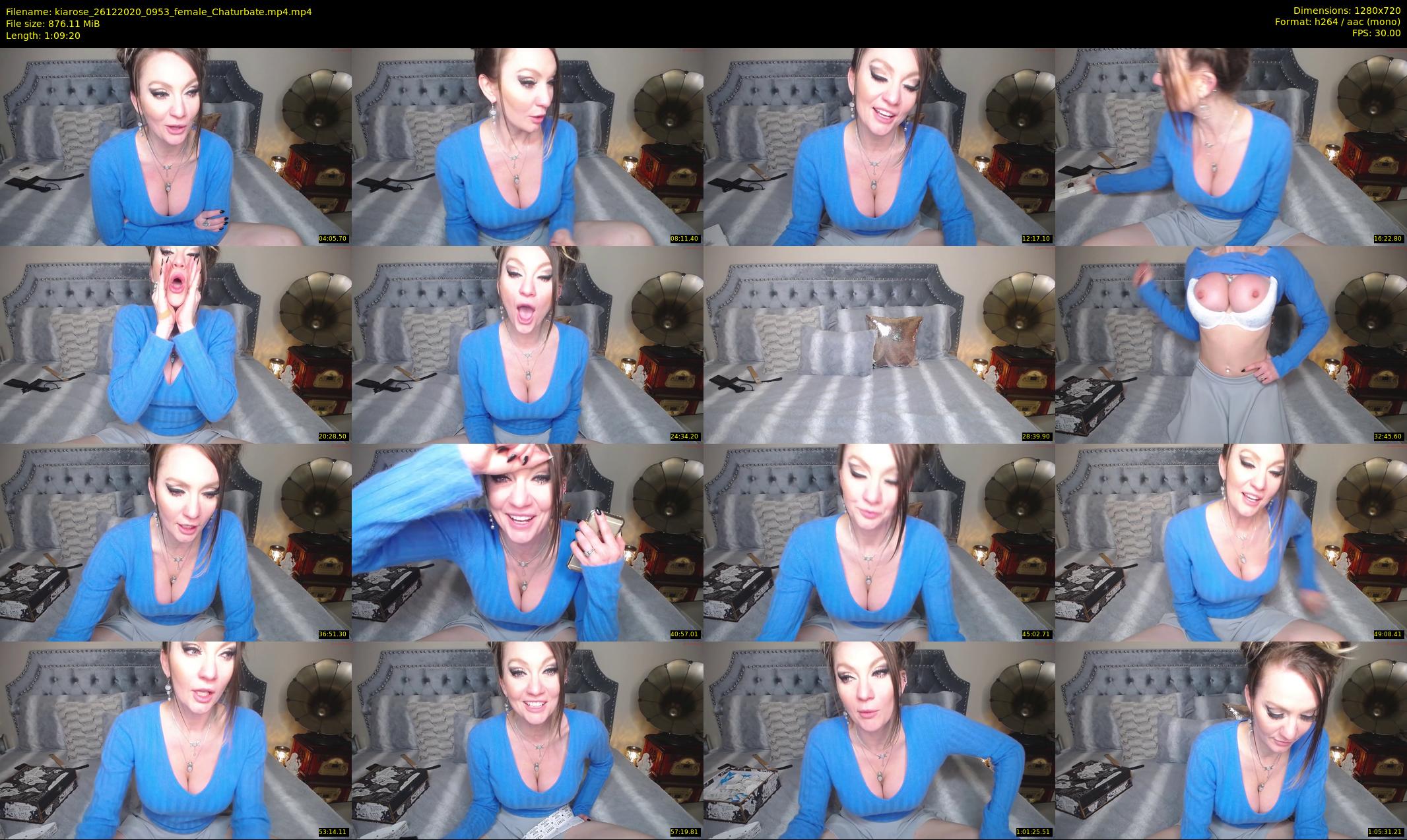 kiarose — 70 minute Chaturbate female cam show recording, 720p, Dec 26, 2020