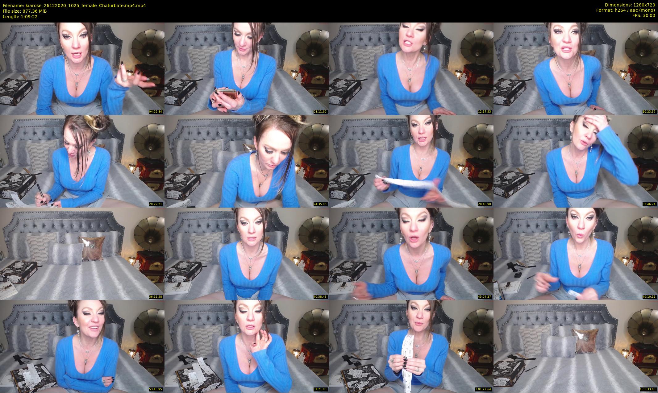 kiarose — 70 minute Chaturbate female cam show recording, 720p, Dec 26, 2020