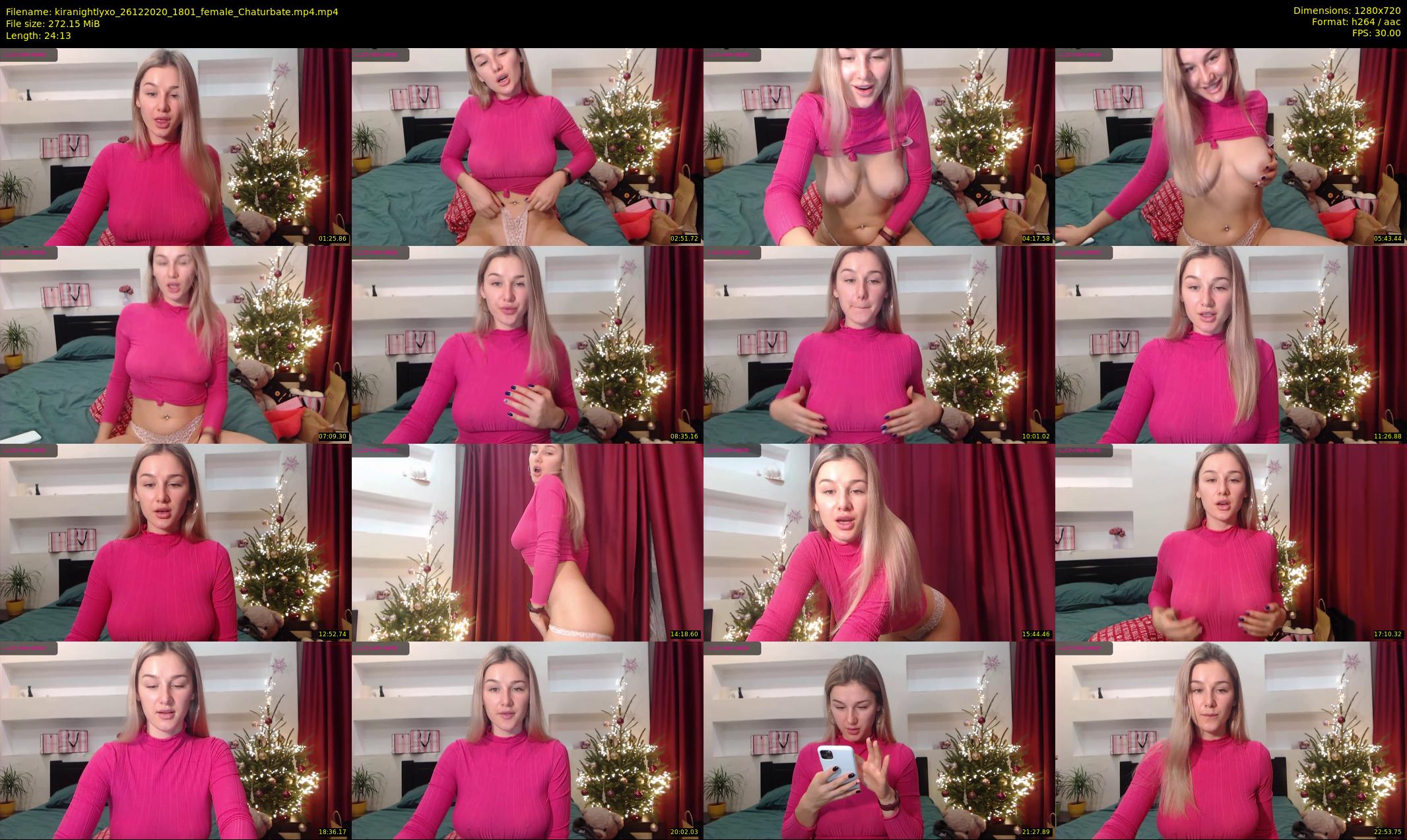 kiranightlyxo — 25 minute Chaturbate female cam show recording, 720p, Dec 26, 2020