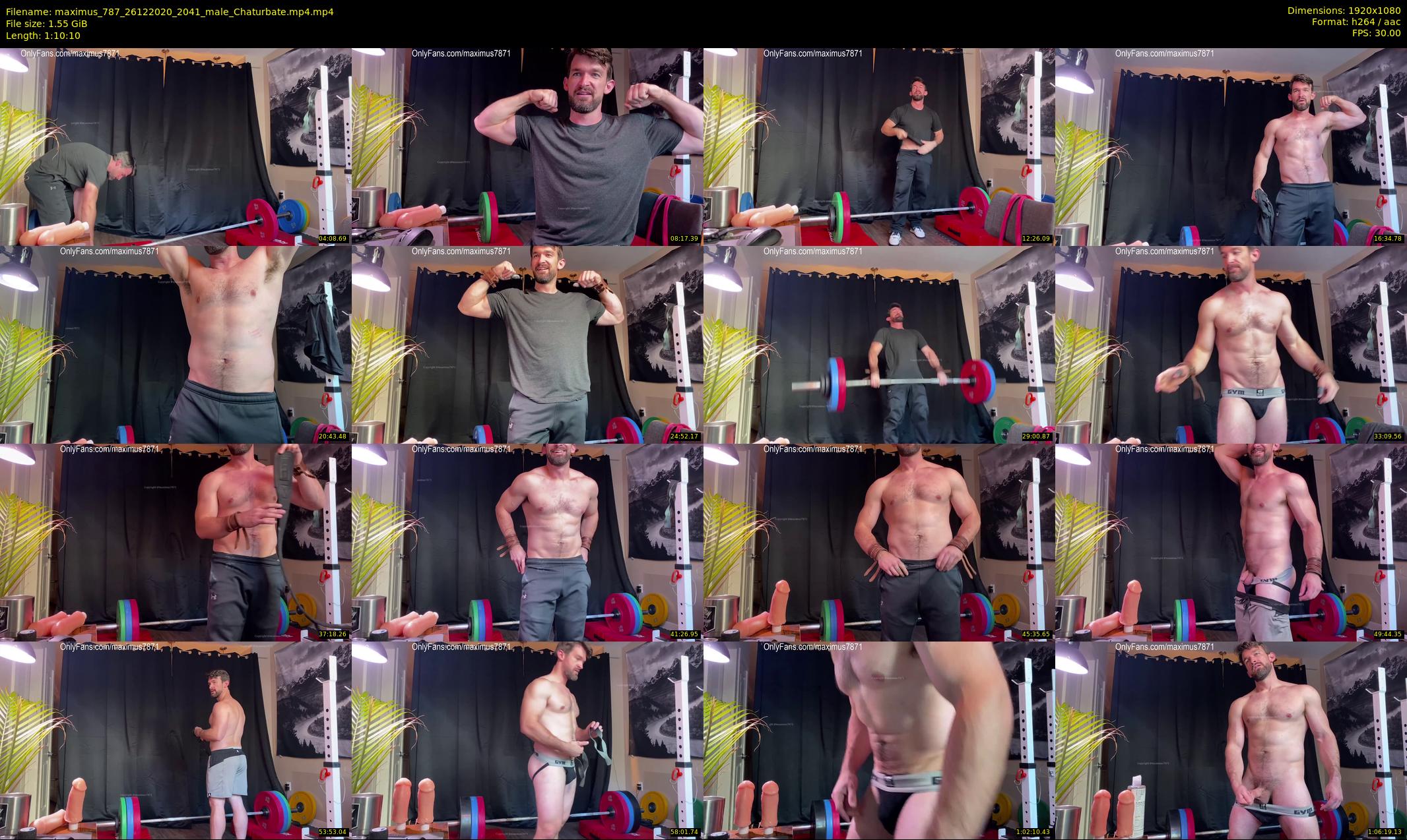 maximus_787 — 71 minute Chaturbate male cam show recording, 1080p, Dec 26, 2020