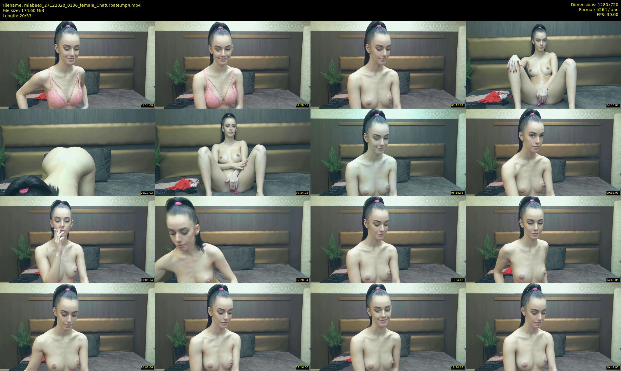 miabeex — 21 minute Chaturbate female cam show recording, 720p, Dec 27, 2020