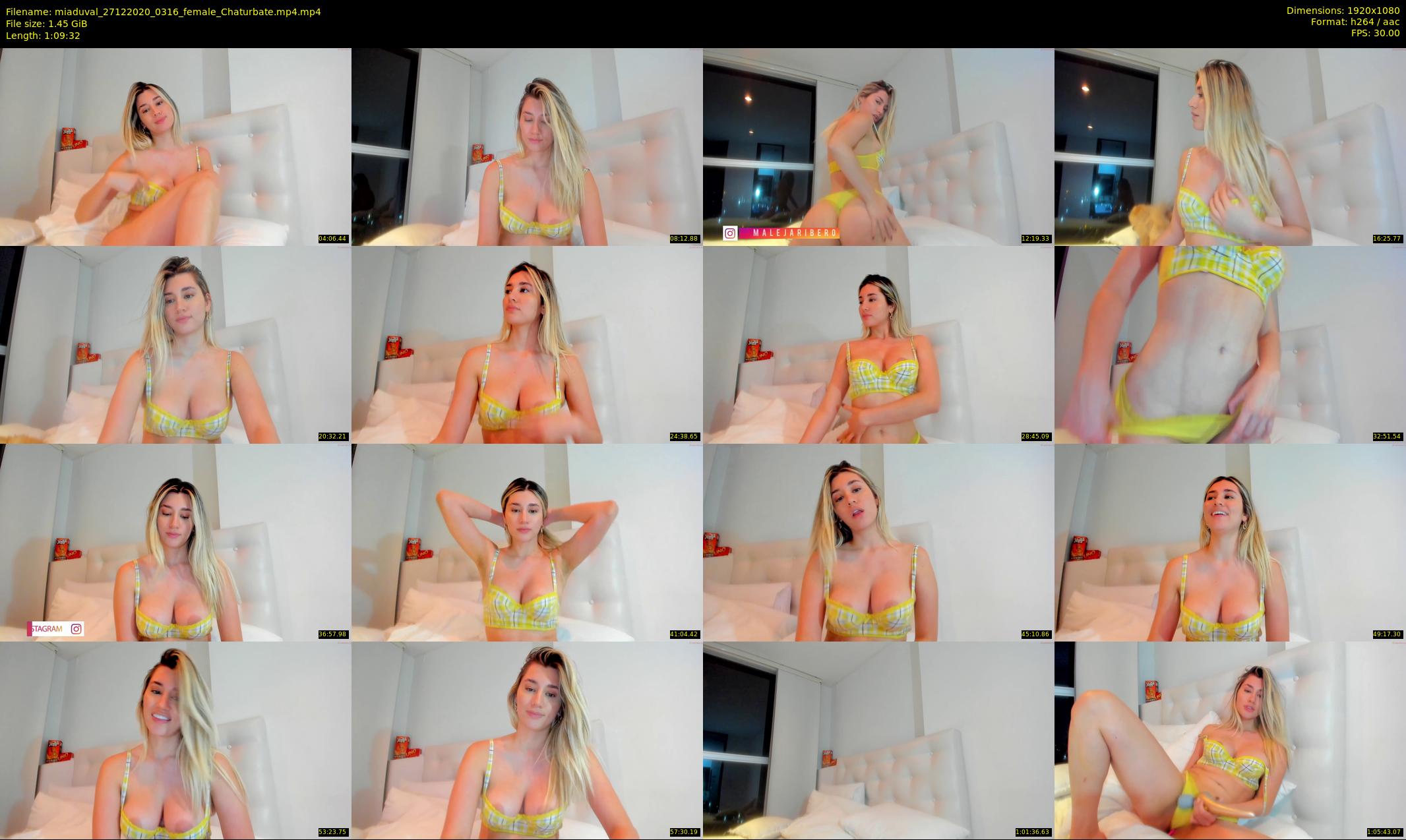 miaduval — 70 minute Chaturbate female cam show recording, 1080p, Dec 27, 2020