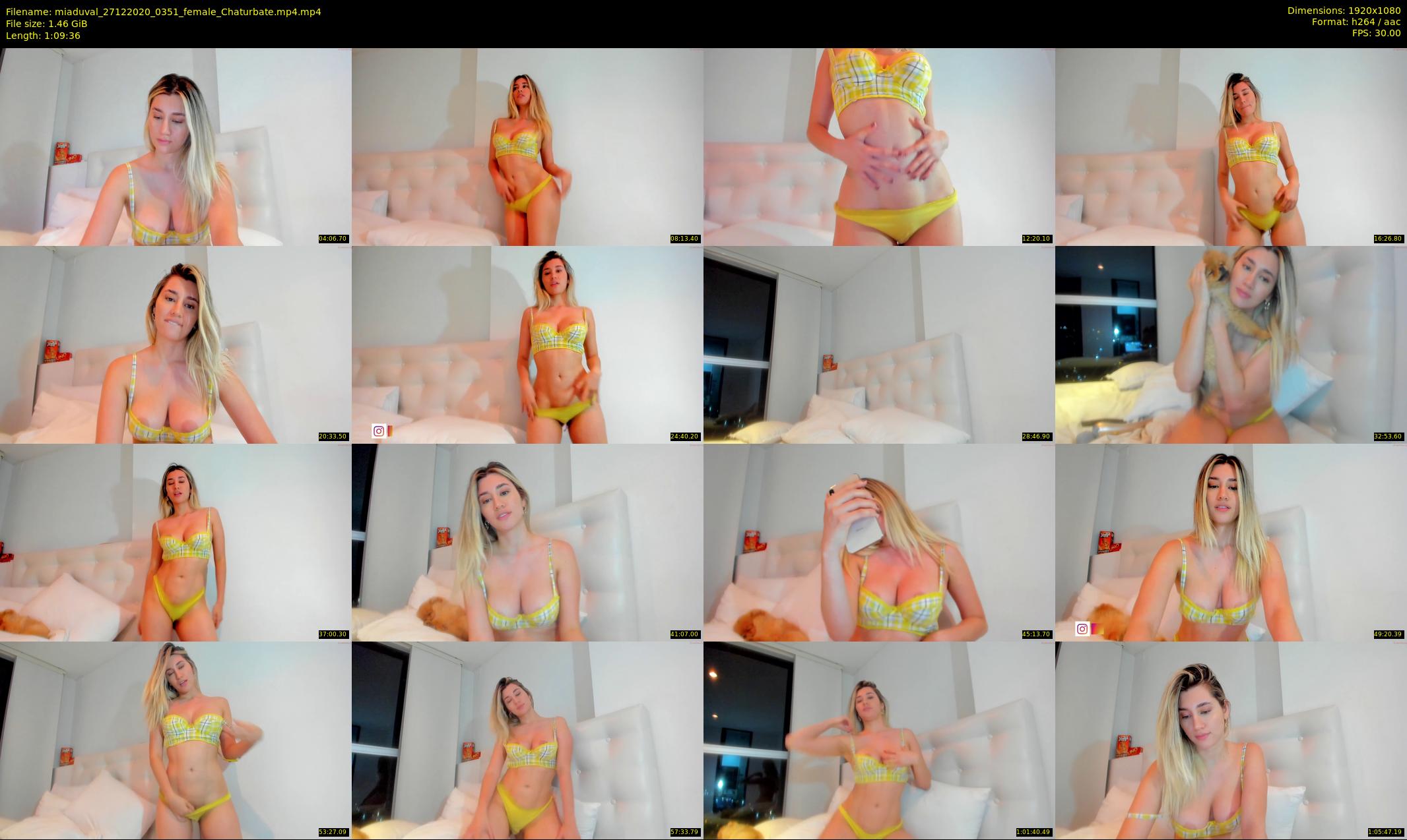 miaduval — 70 minute Chaturbate female cam show recording, 1080p, Dec 27, 2020