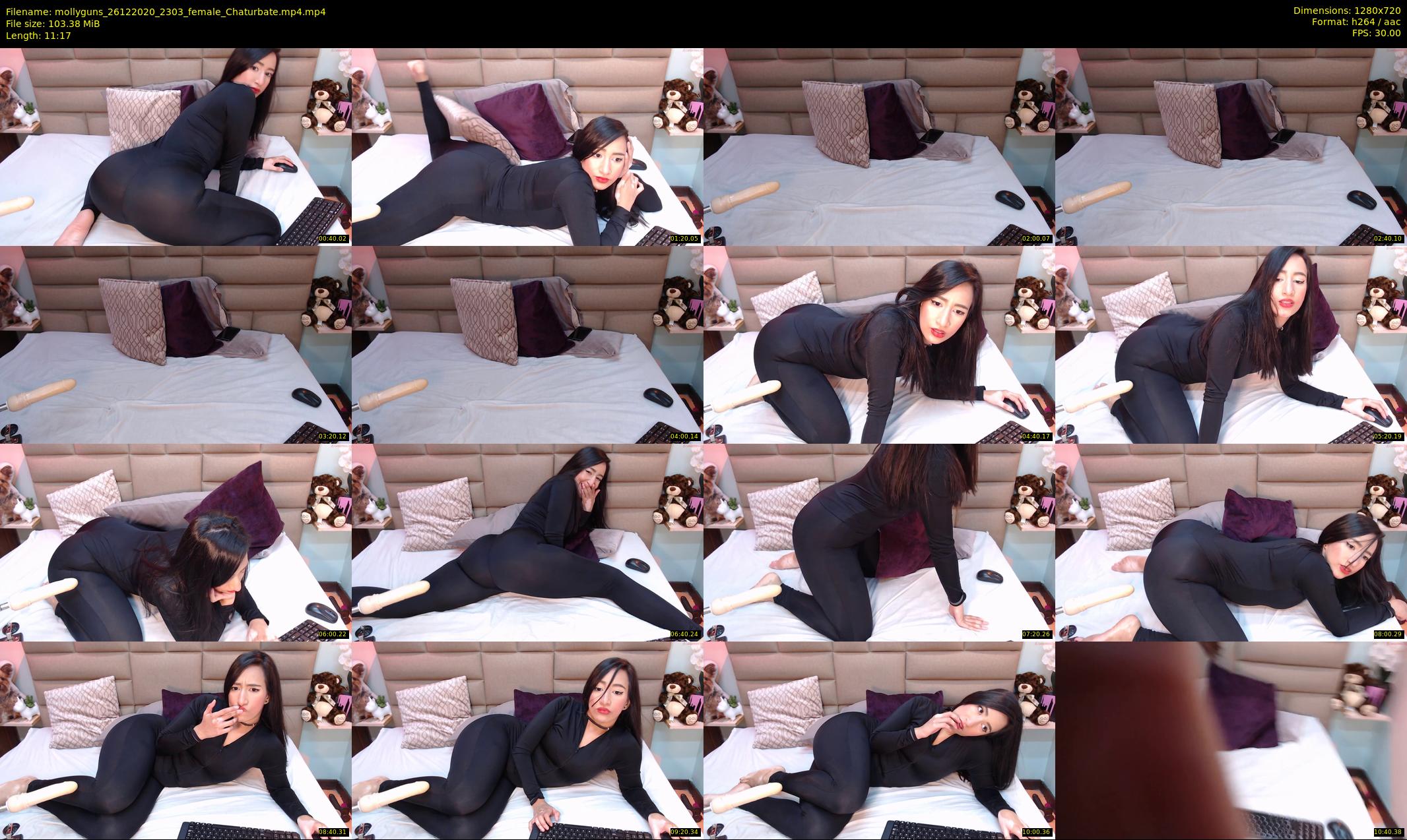 mollyguns — 12 minute Chaturbate female cam show recording, 720p, Dec 26, 2020