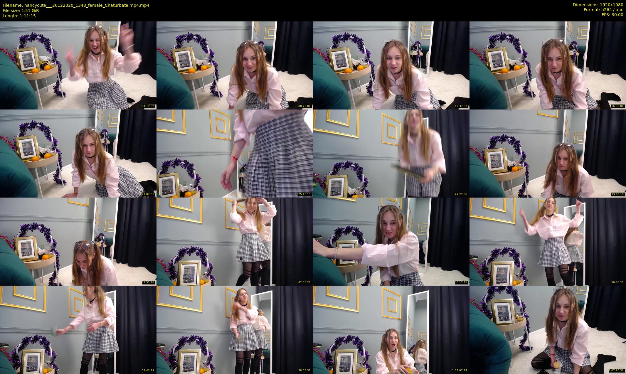 nancycute__ — 72 minute Chaturbate female cam show recording, 1080p, Dec 26, 2020