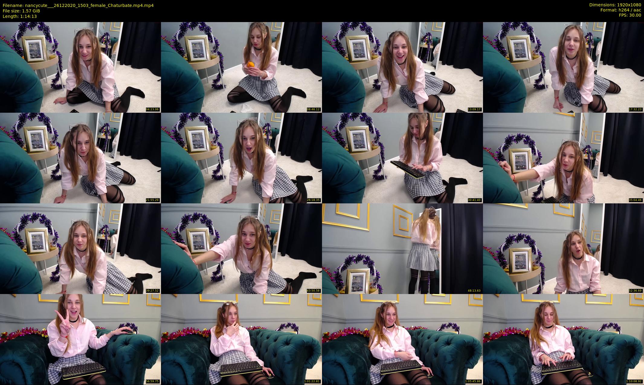 nancycute__ — 75 minute Chaturbate female cam show recording, 1080p, Dec 26, 2020