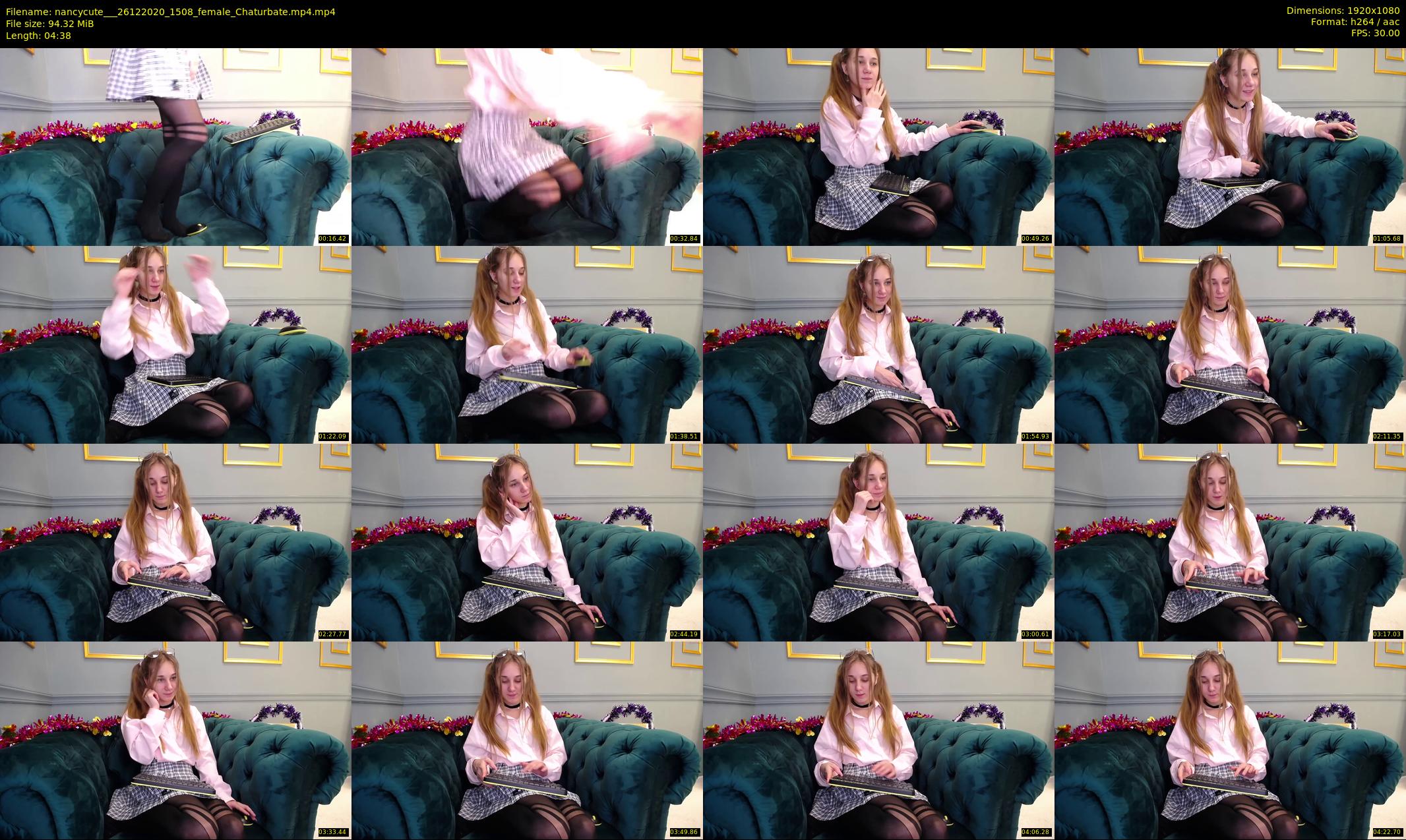 nancycute__ — 5 minute Chaturbate female cam show recording, 1080p, Dec 26, 2020